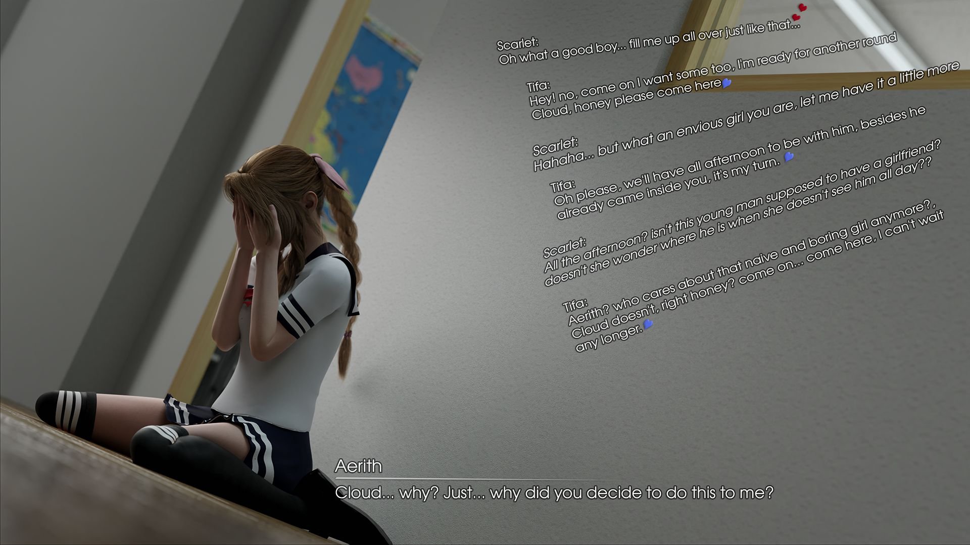 Scarlet X Tifa (Final Fantasy VII) [PervertMuffinMajima] 1 . Scarlet X Tifa - School Days - Chapter 1 (Final Fantasy VII) [PervertMuffinMajima] – page 35