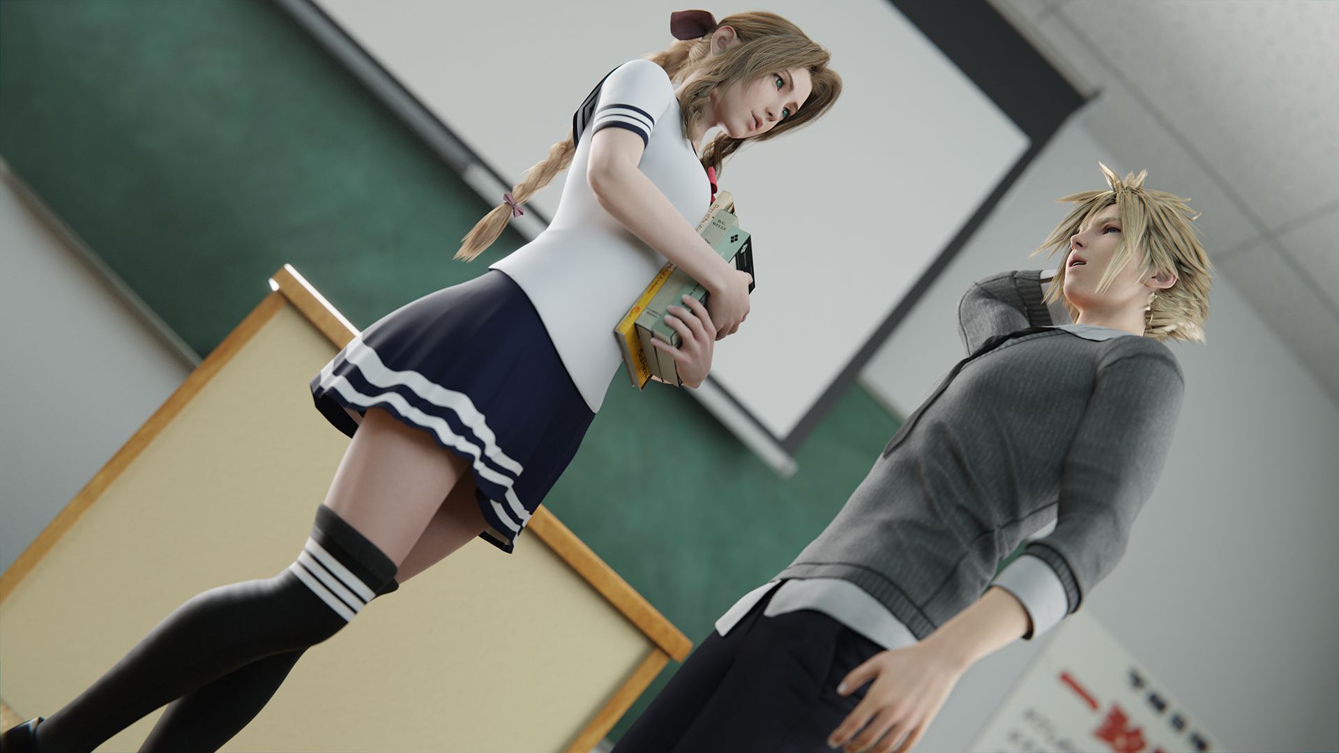 Scarlet X Tifa (Final Fantasy VII) [PervertMuffinMajima] 1 . Scarlet X Tifa - School Days - Chapter 1 (Final Fantasy VII) [PervertMuffinMajima] – page 39
