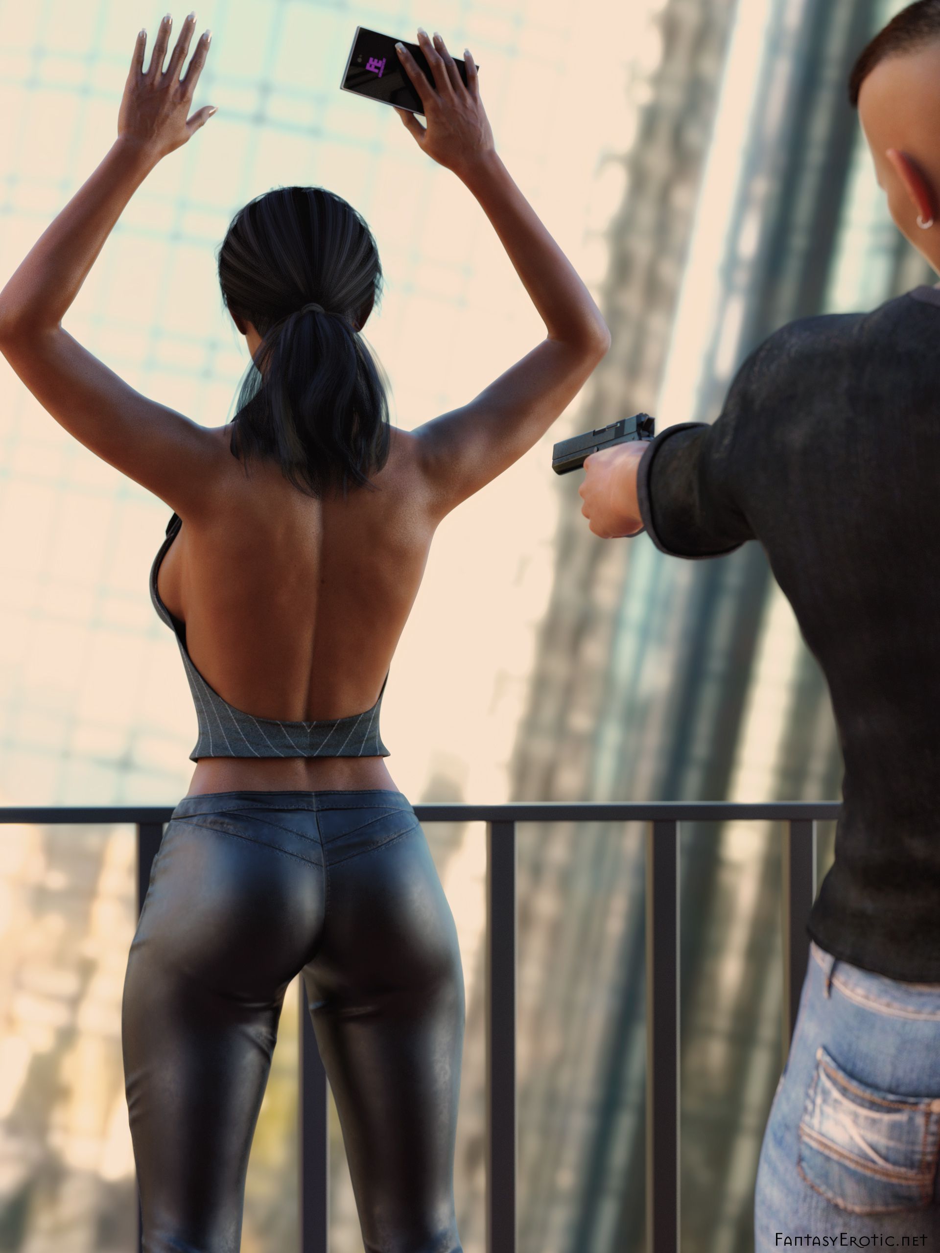Roleplay Sex [Dionysos] 1 . Roleplay Sex - Balcony Assault - Chapter 1 [Dionysos] – page 9