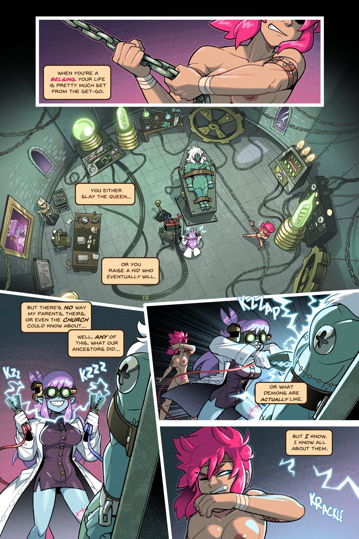 Demon’s Layer [Skelebutt , SlipShine] 6 . Demon's Layer - Chapter 6 [Skelebutt , SlipShine] – page 13