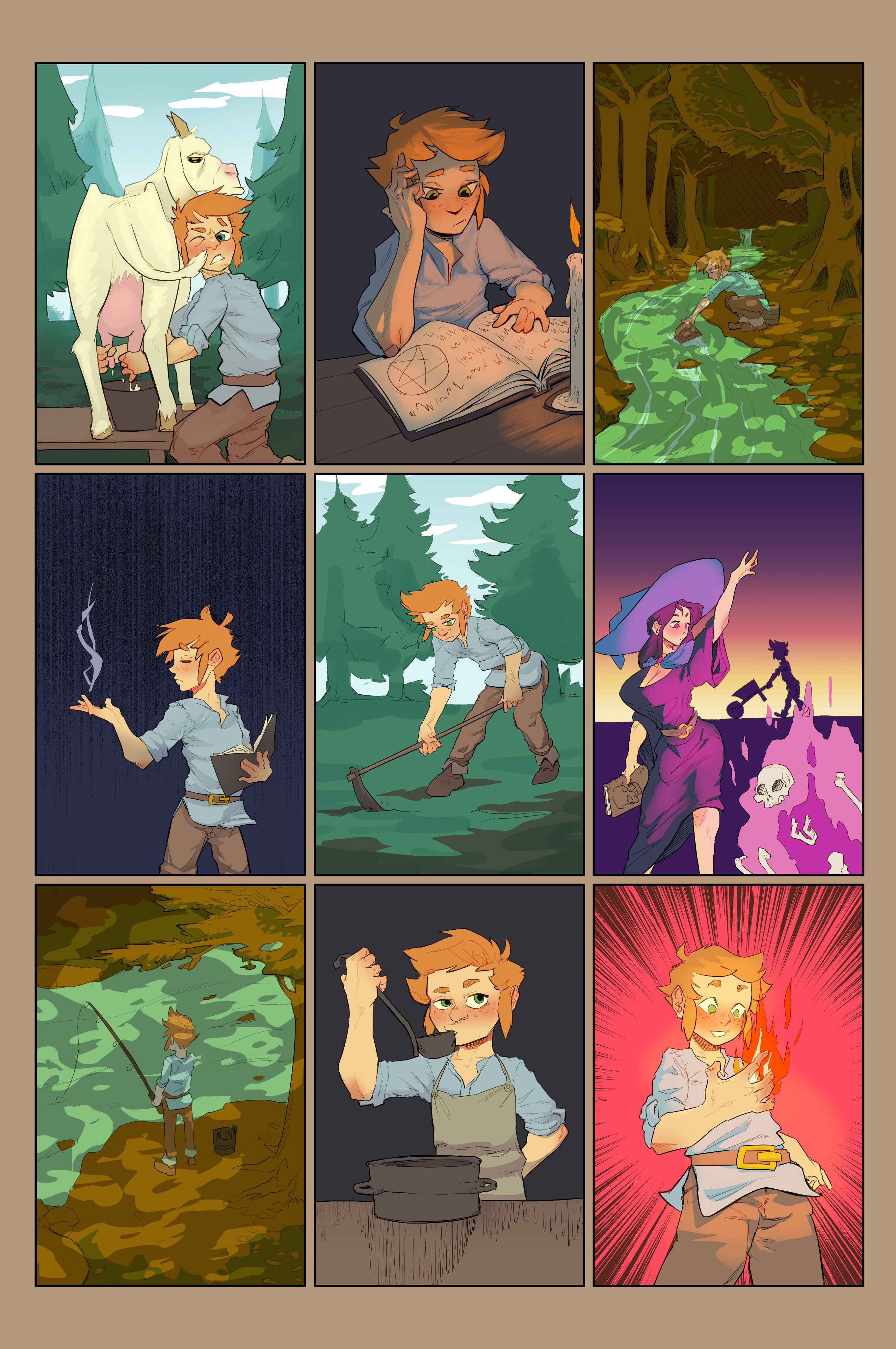 A Boy and His Familiar [Brkn Pncl | Pencil] 1 . A Boy and His Familiar - Chapter 1 [Brkn Pncl] – page 8