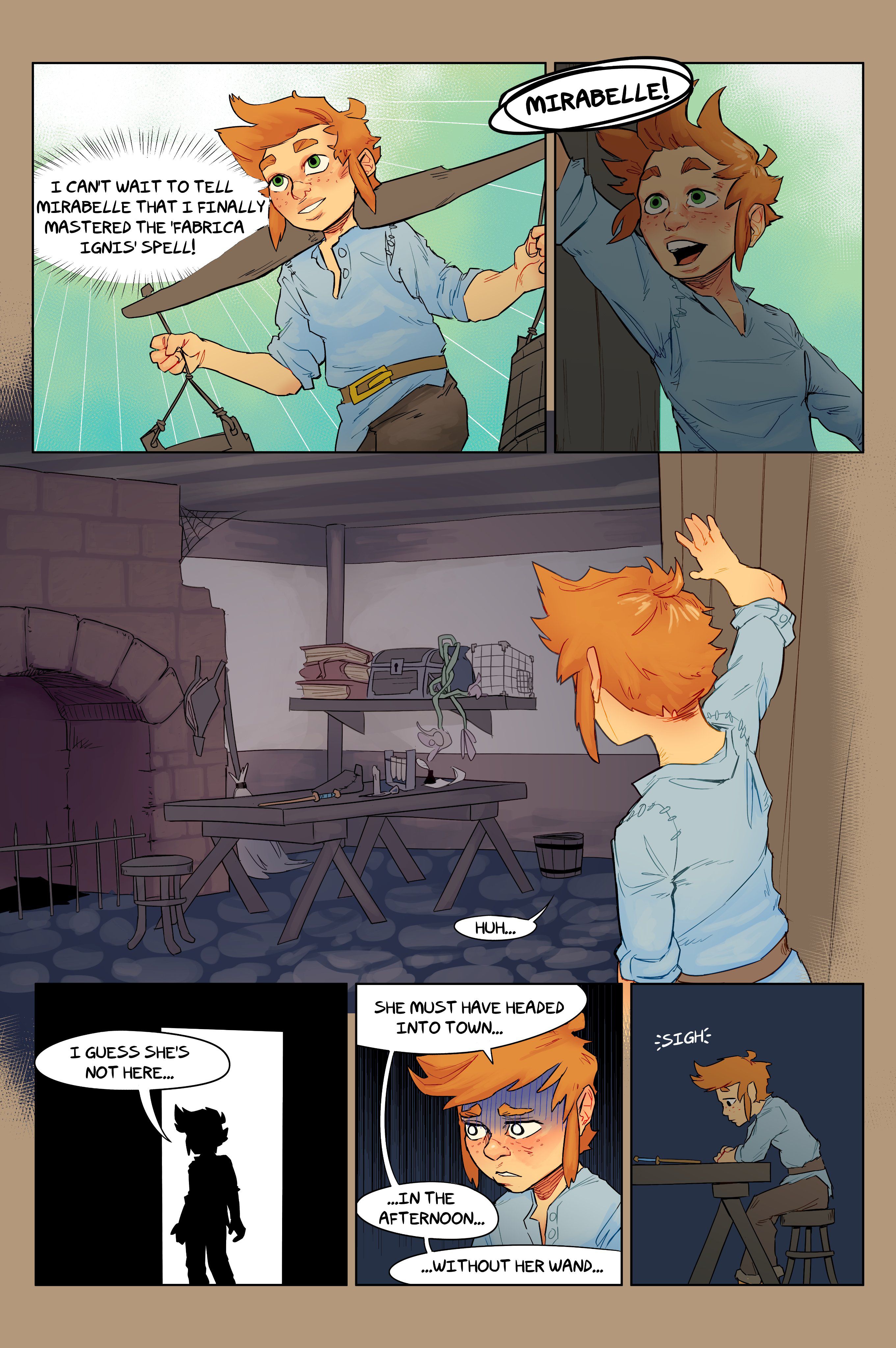 A Boy and His Familiar [Brkn Pncl | Pencil] 1 . A Boy and His Familiar - Chapter 1 [Brkn Pncl] – page 9