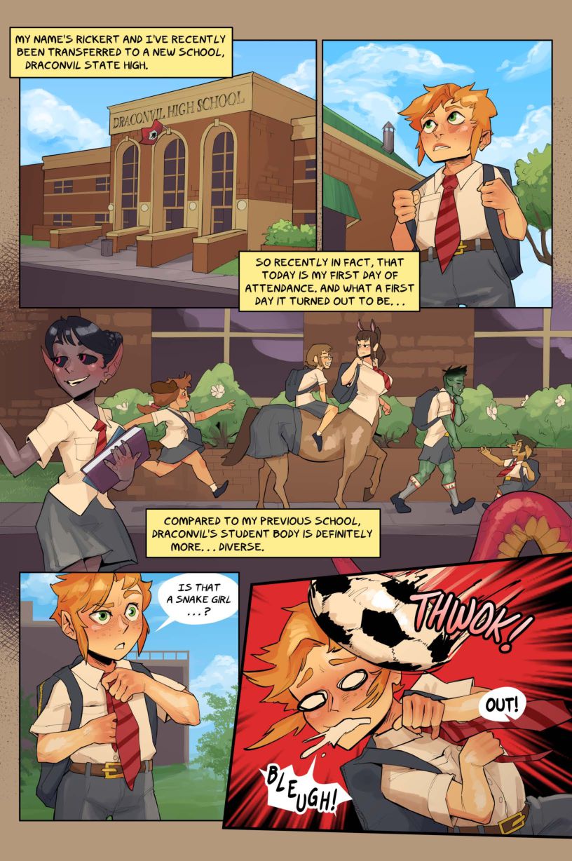 A Boy and His Familiar – School Days [Brkn Pncl | Pencil] 1 . A Boy and His Familiar - School Days  - Chapter 1 [Brkn Pncl | Pencil] – page 2