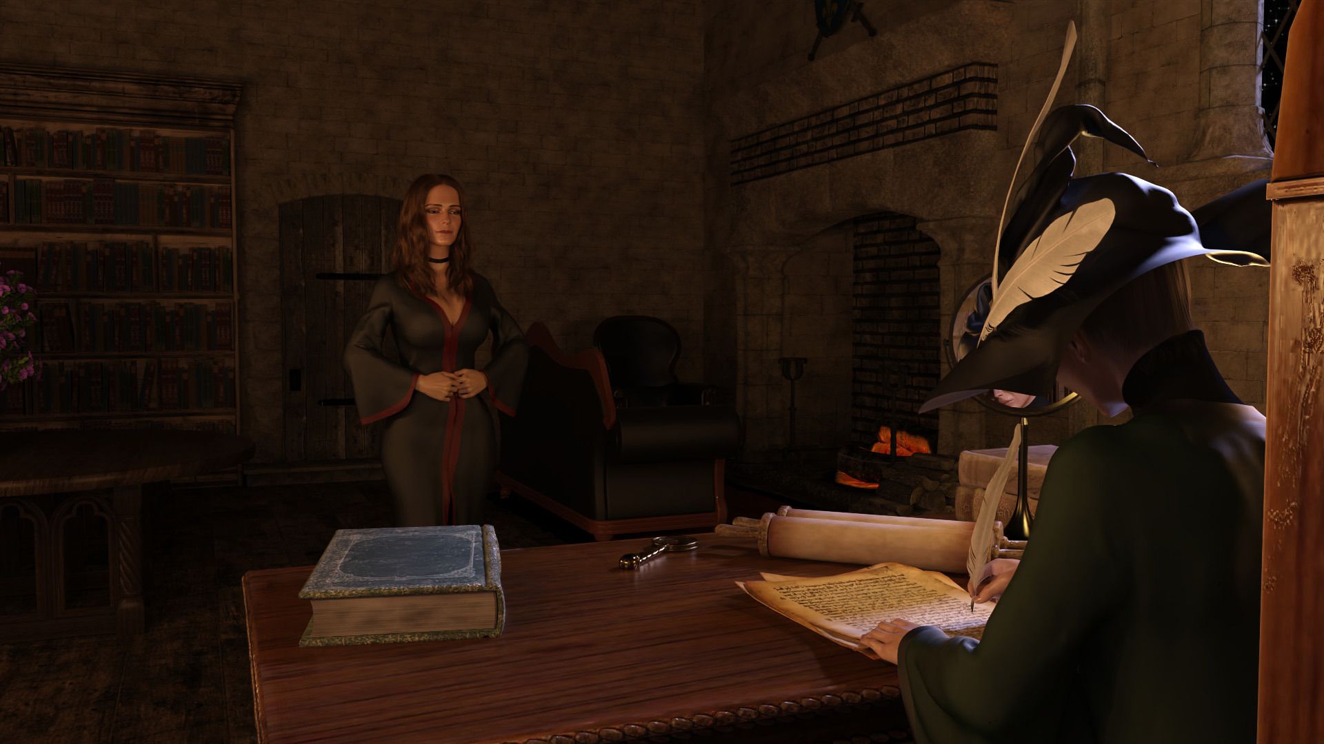Hermione Granger and the Professor’s Wand (Harry Potter) [Serge3DX] 1.5 . Hermione Granger and the Professor's Wand - Textless - Chapter 1 (Harry Potter) [Serge3DX] – page 4