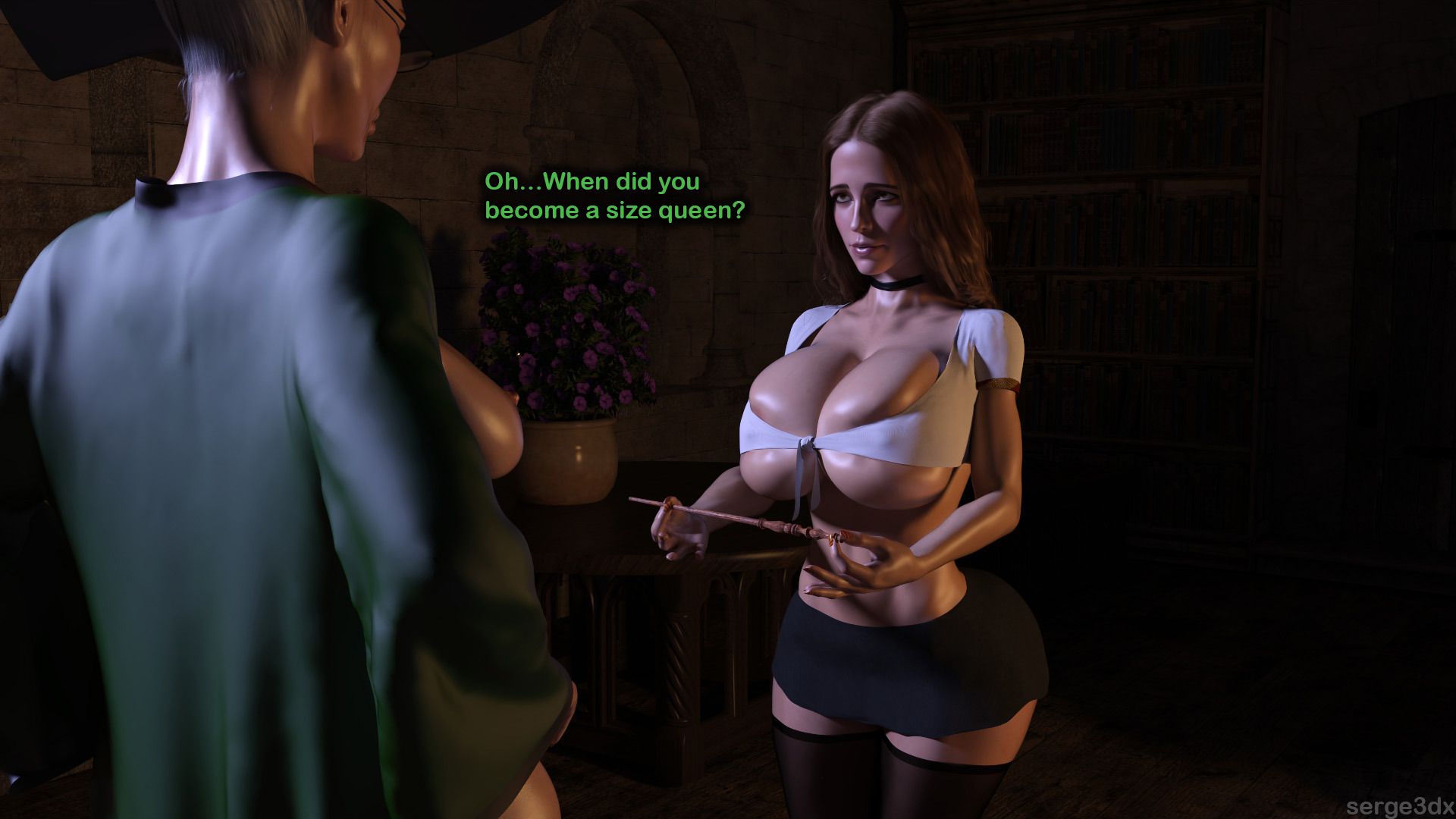 Hermione Granger and the Professor’s Wand (Harry Potter) [Serge3DX] 1 . Hermione Granger and the Professor's Wand - Chapter 1 (Harry Potter) [Serge3DX] – page 123