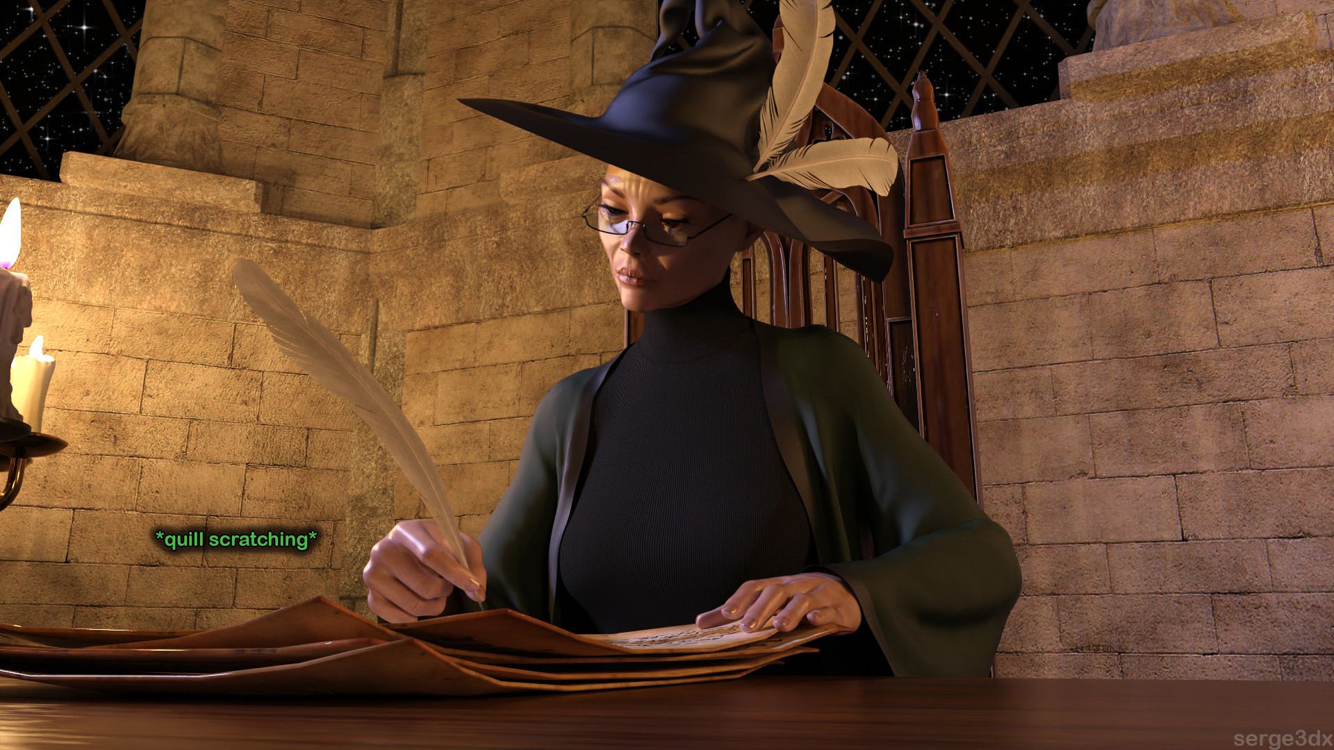 Hermione Granger and the Professor’s Wand (Harry Potter) [Serge3DX] 1 . Hermione Granger and the Professor's Wand - Chapter 1 (Harry Potter) [Serge3DX] – page 4