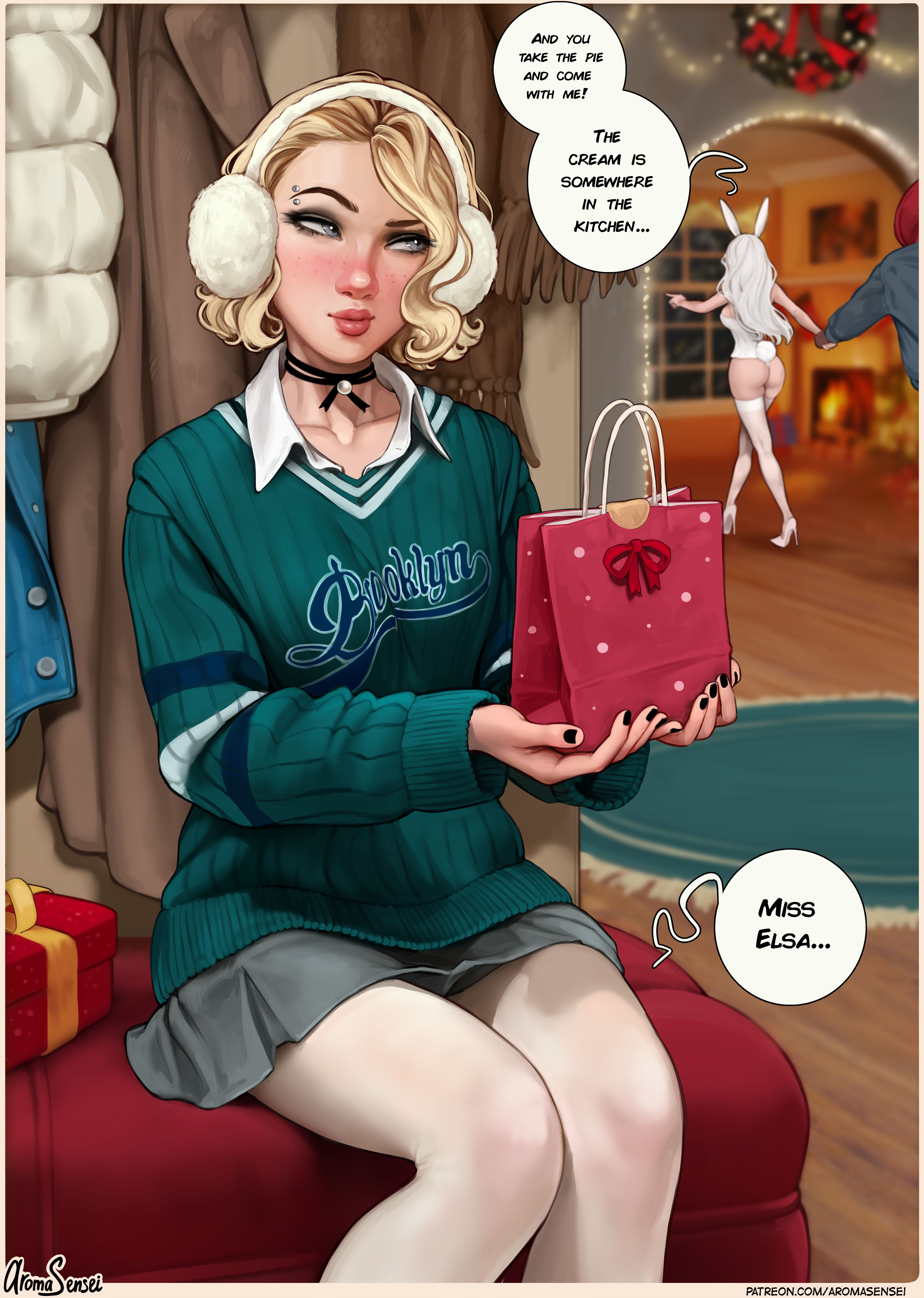 Frozen Inc Christmas Party 2022 (Frozen) [Aroma Sensei] 1 . Frozen Inc Christmas Party 2022 - Chapter 1 (Frozen) [Aroma Sensei] – page 8
