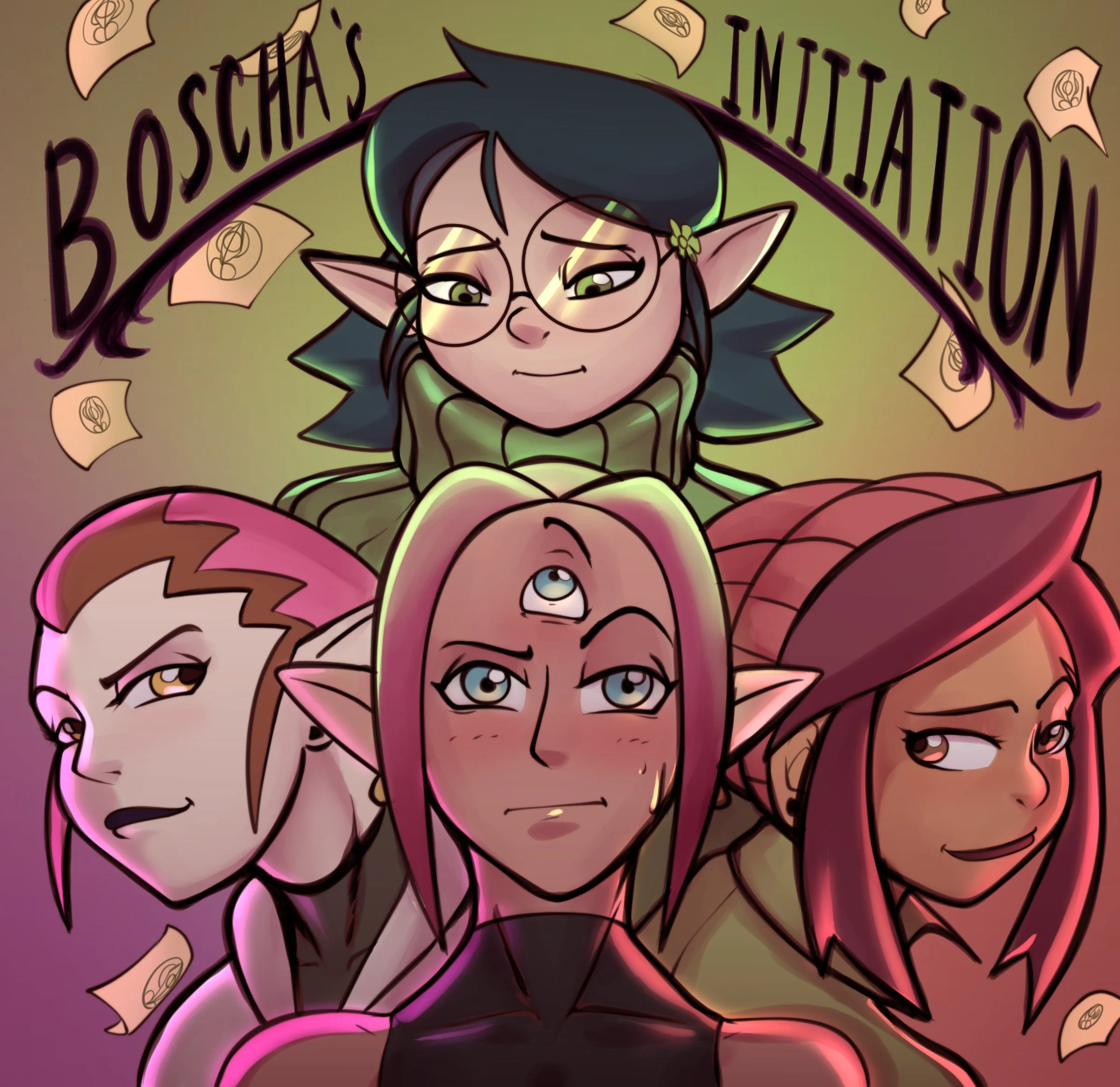 Boscha’s Initiation (The Owl House) [Mr.Jellybeans] 1 . Boscha’s Initiation - Chapter 1 (The Owl House) [Mr.Jellybeans] – page 1