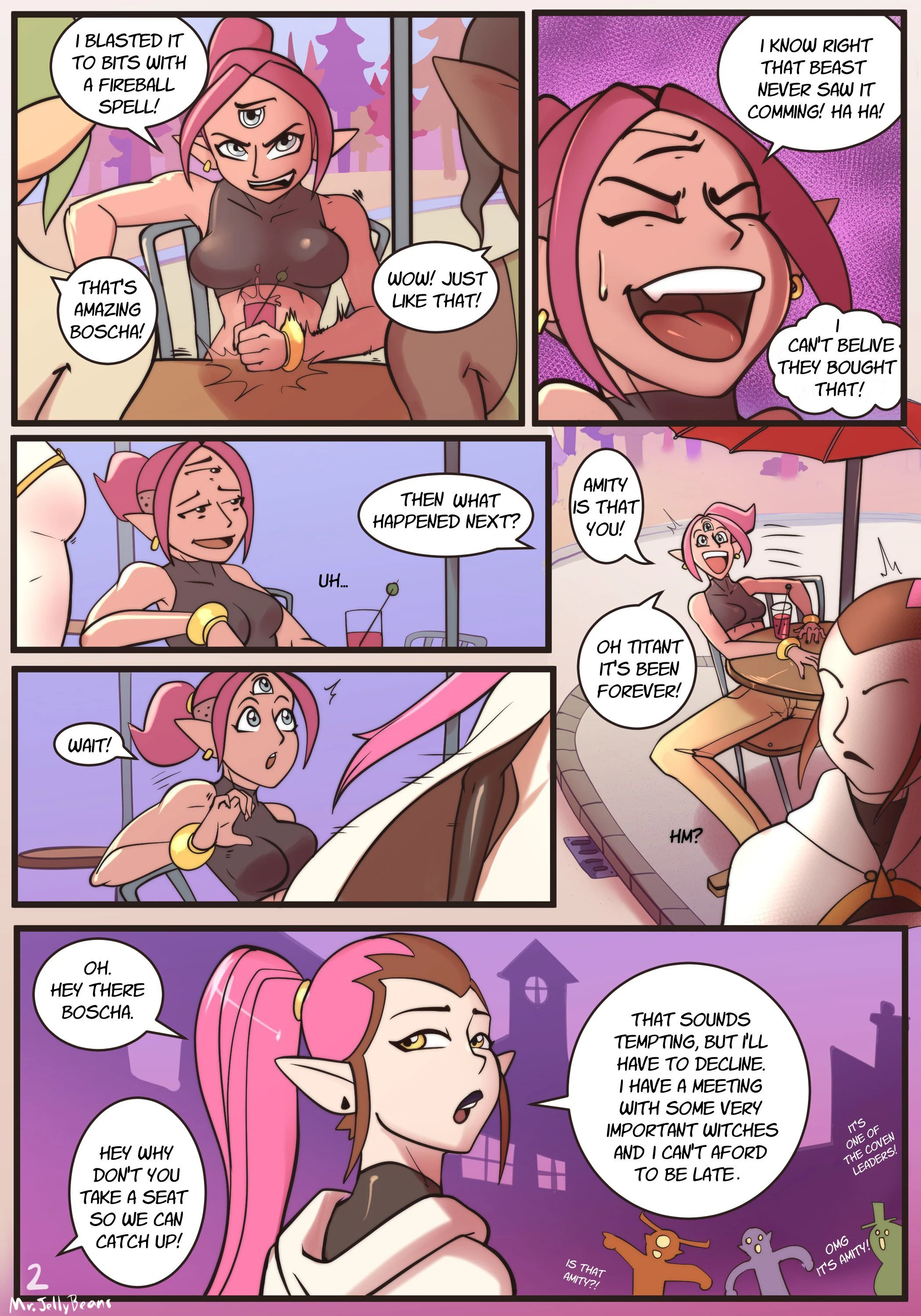 Boscha’s Initiation (The Owl House) [Mr.Jellybeans] 1 . Boscha’s Initiation - Chapter 1 (The Owl House) [Mr.Jellybeans] – page 3