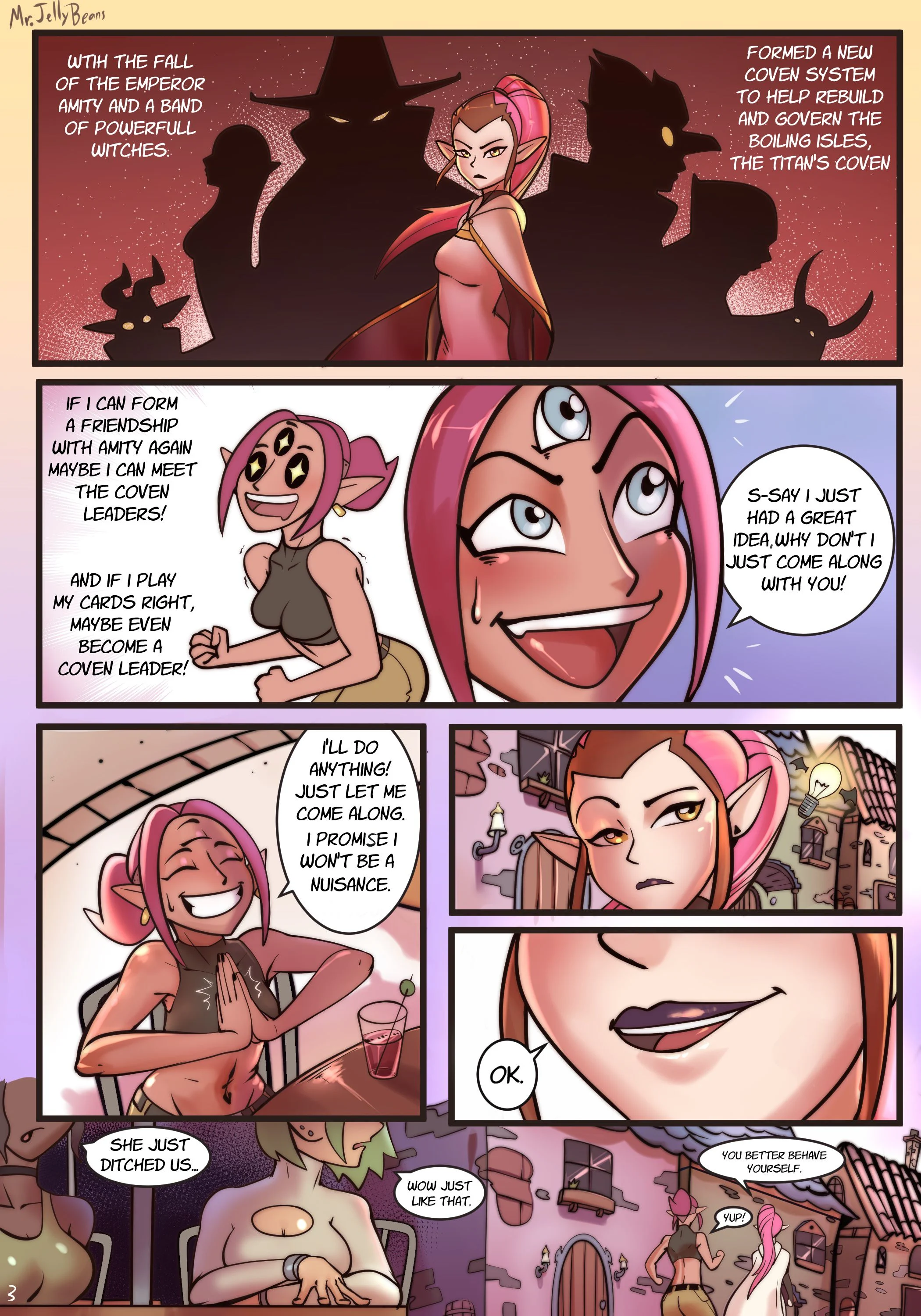 Boscha’s Initiation (The Owl House) [Mr.Jellybeans] 1 . Boscha’s Initiation - Chapter 1 (The Owl House) [Mr.Jellybeans] – page 4
