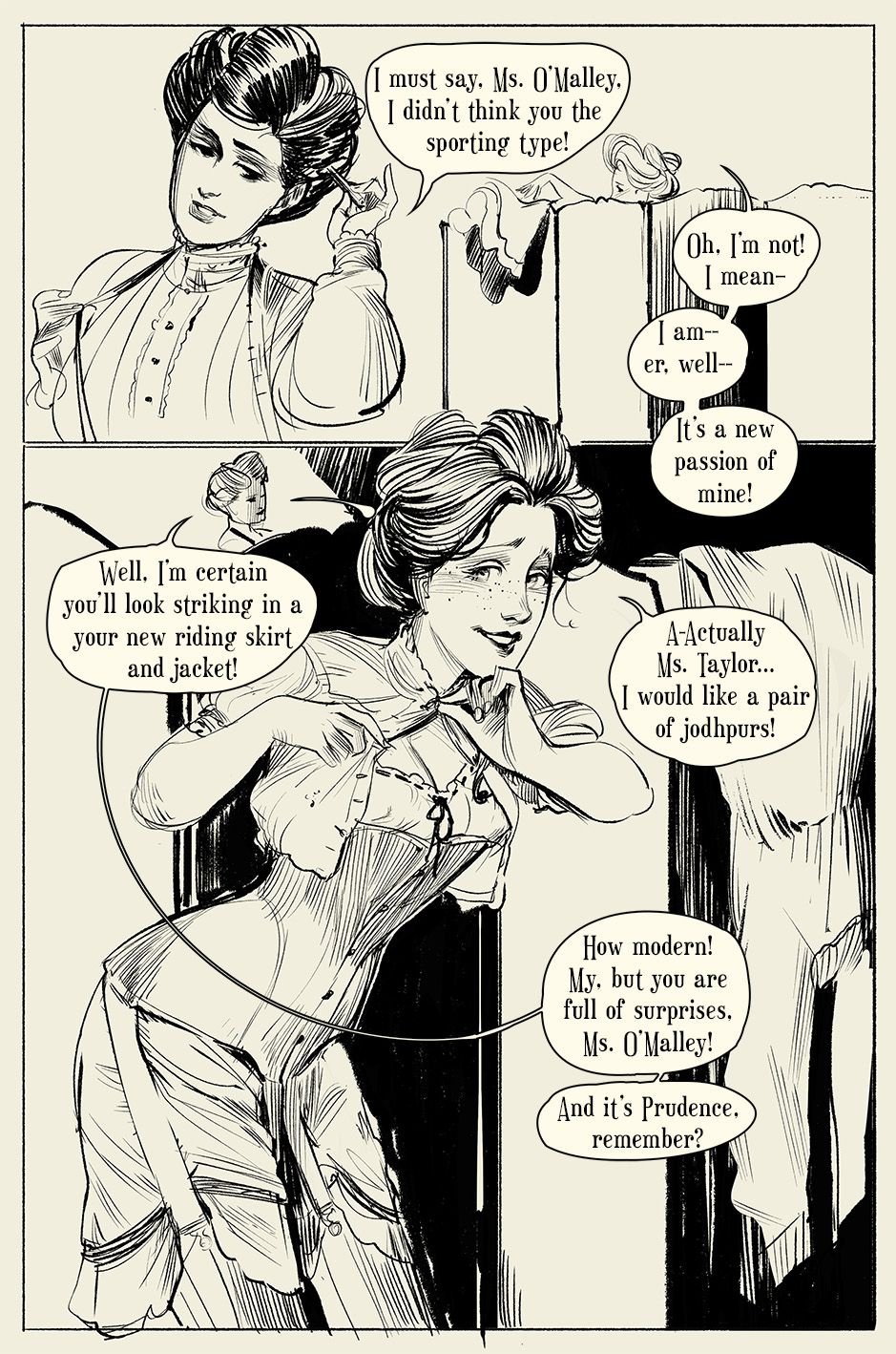 Fitting for a Lady [WintonKidd] 1 . Fitting for a Lady - Chapter 1 [WintonKidd] – page 4