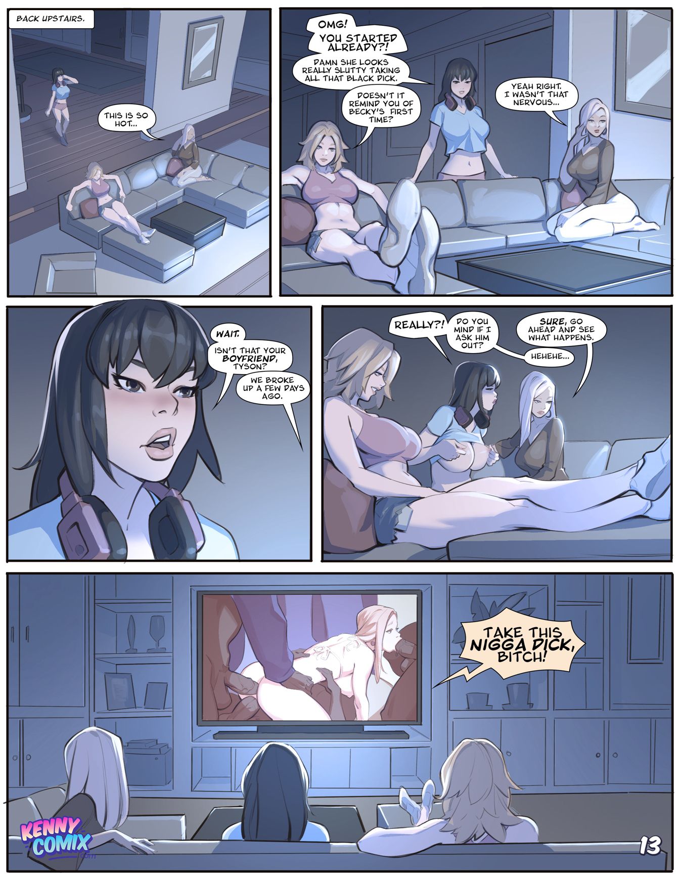 Naughty Sorority: The New Pledge [Kennycomix, Voidwave] 1 . Naughty Sorority: The New Pledge - Chapter 1 [Kennycomix, Voidwave] – page 14