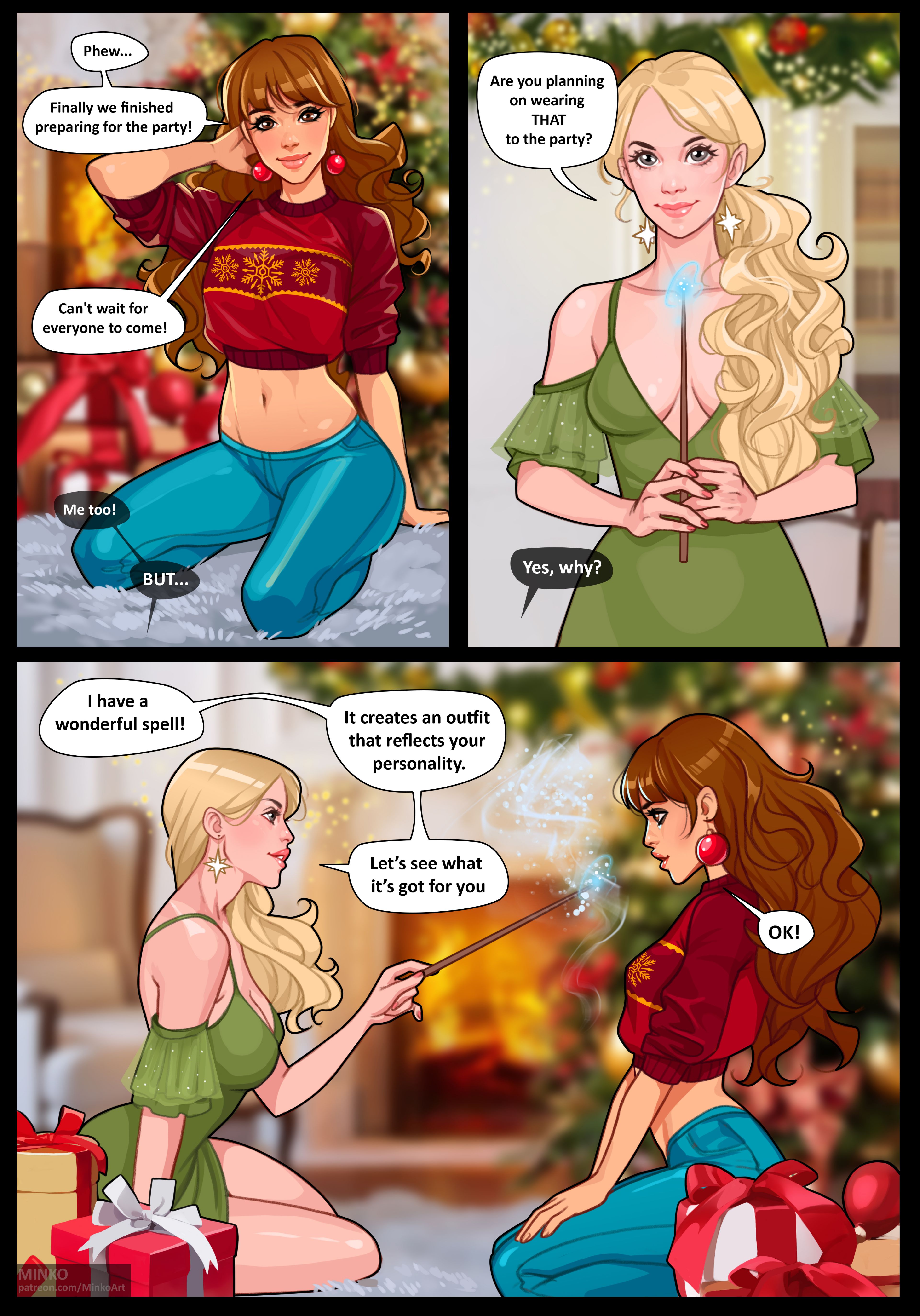 Hermione: New Year party (Harry Potter) [Olena Minko] 1 . Hermione: New Year party - Chapter 1 (Harry Potter) [Olena Minko] – page 2