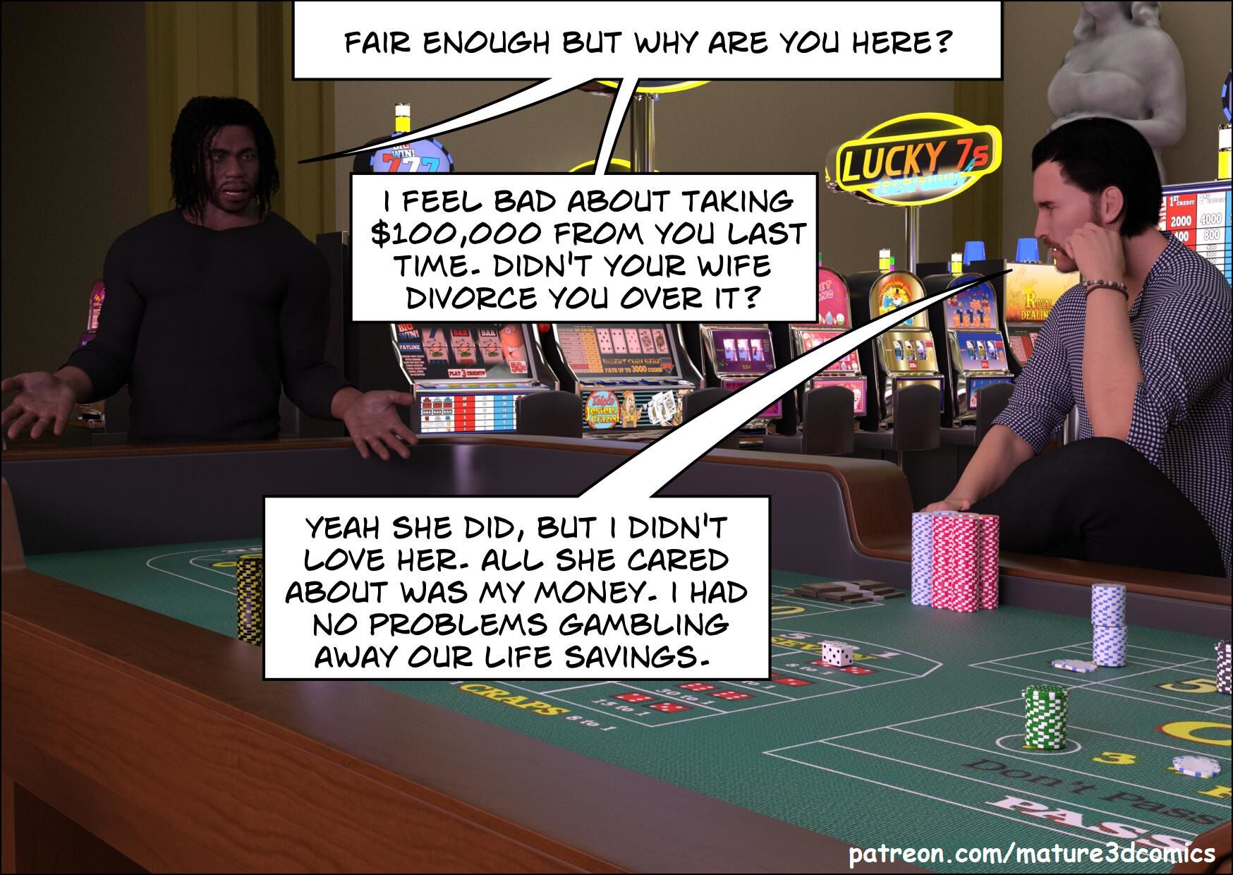The Gamble [Mature3DComics] 1 . The Gamble - Chapter 1 [Mature3DComics] – page 12