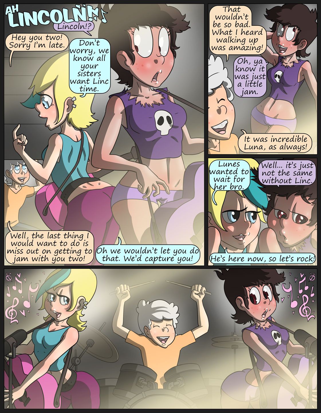 My Sister’s Friends (The Loud House) [MedullaMind] 3 . My Sister's Friends - Chapter 3 (The Loud House) [MedullaMind] – page 1