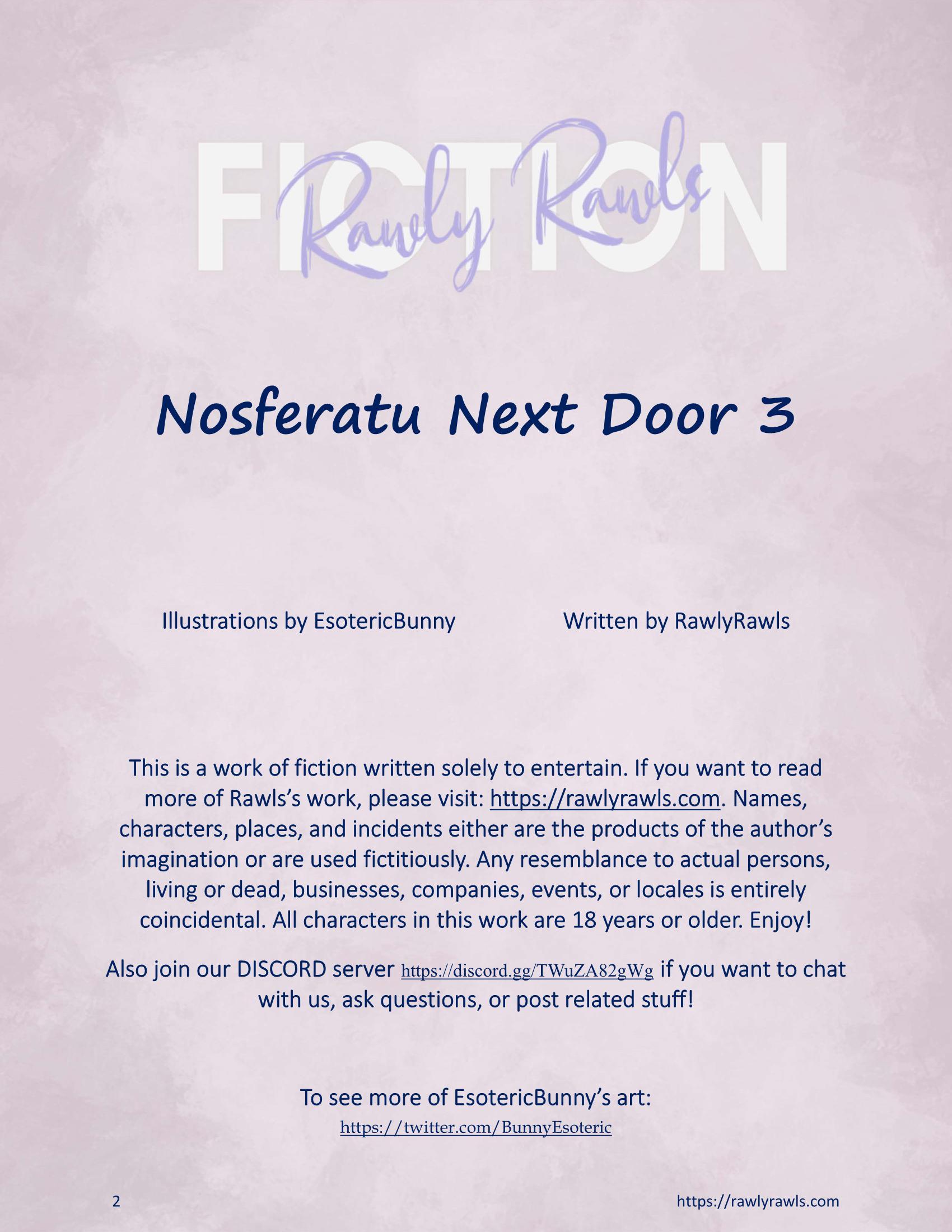 Nosferatu Next Door [EsotericBunny , RawlyRawls] 3 . Nosferatu Next Door - Chapter 3 [EsotericBunny , RawlyRawls] – page 2