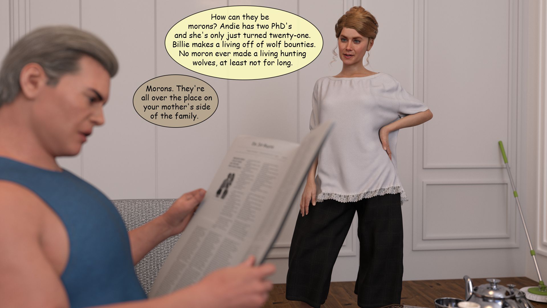 The Legacy and Naughty Cousins [Kizaru3D] 1 . The Legacy and Naughty Cousins - Chapter 1 [Kizaru3D] – page 8