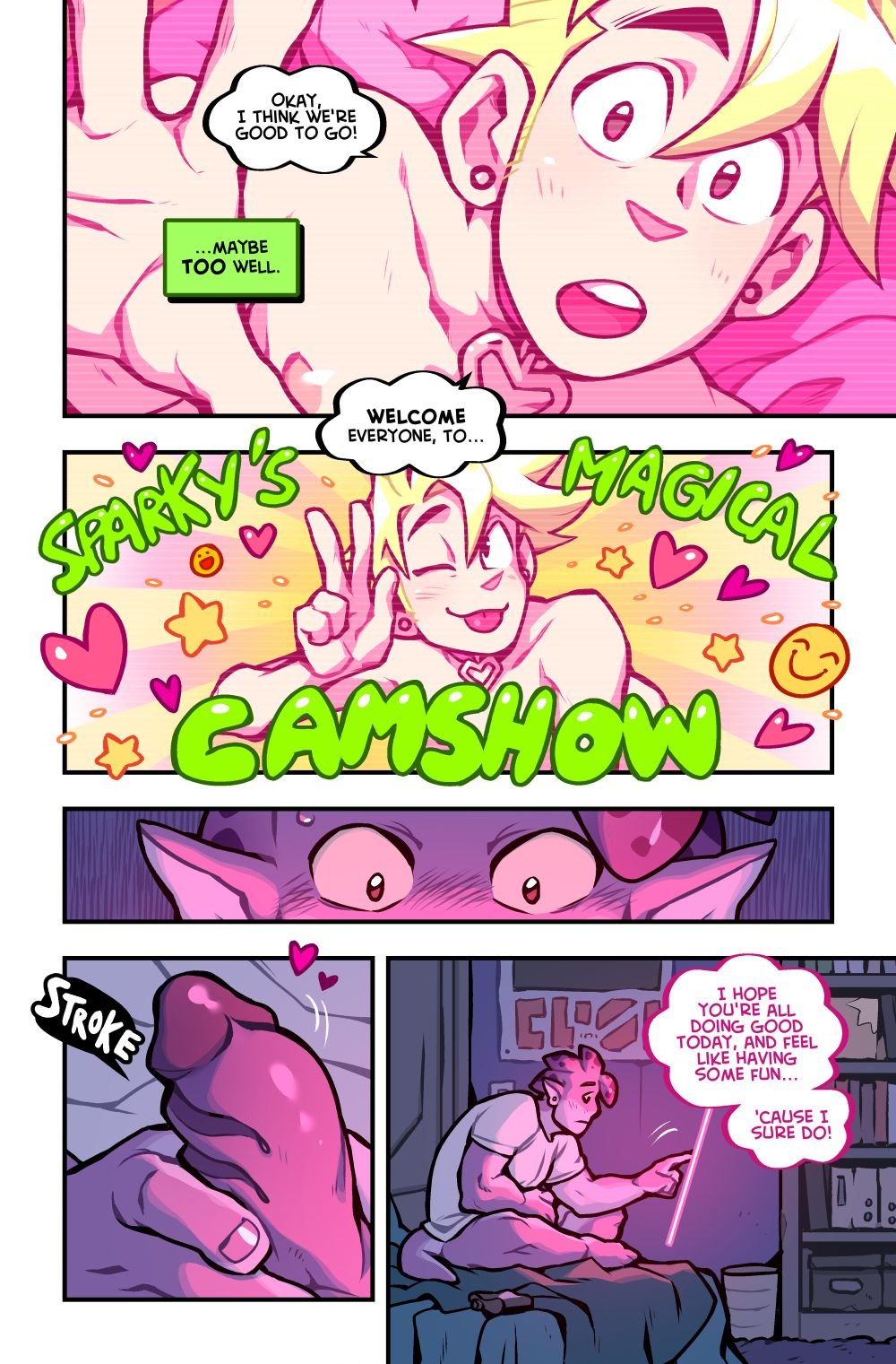 Sparky’s Magical Cam Show [Betobetolove , SlipShine] 1 . Sparky's Magical Cam Show - Chapter 1 [Betobetolove , SlipShine] – page 4