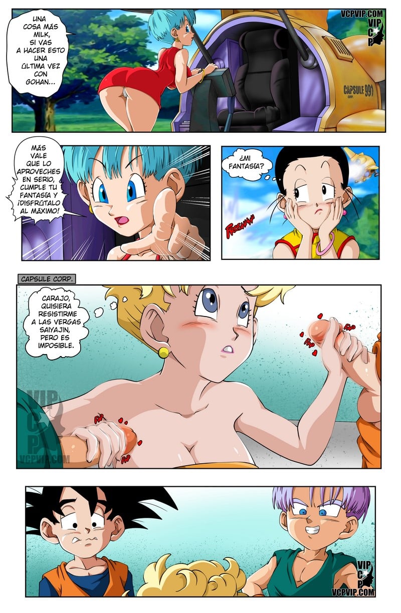 Milky Milk (Dragon Ball Z) [Drah Navlag] 3 . Milky Milk - SPANISH - Chapter 3 (Dragon Ball Z) [Drah Navlag] – page 7