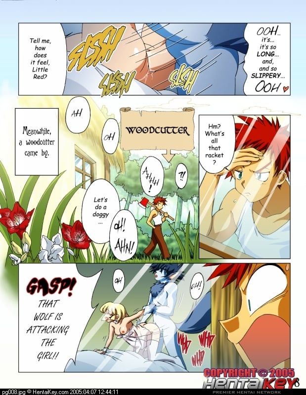 Little Red RibbonHood (Red Riding Hood) [HentaiKey] 2 . Little Red RibbonHood - Chapter 2 (Red Riding Hood) [HentaiKey] – page 9