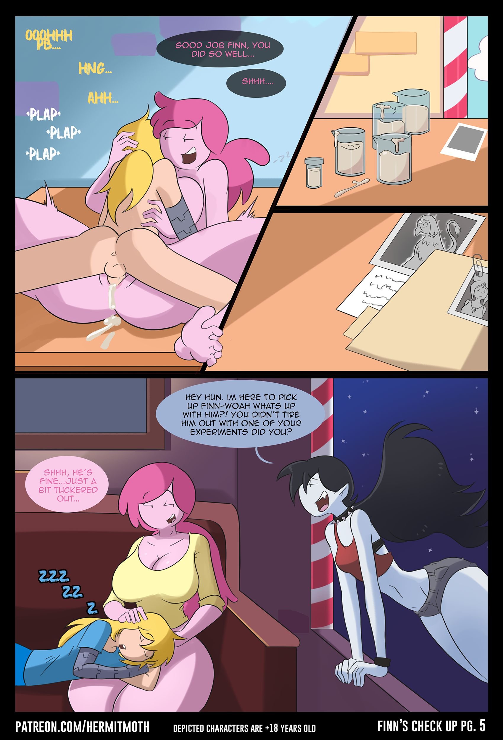 PB gives Finn a Check Up..(Adventure Time) [Hermit Moth] 1 . PB gives Finn a Check Up.. - Chapter 1 (Adventure Time) [Hermit Moth] – page 5