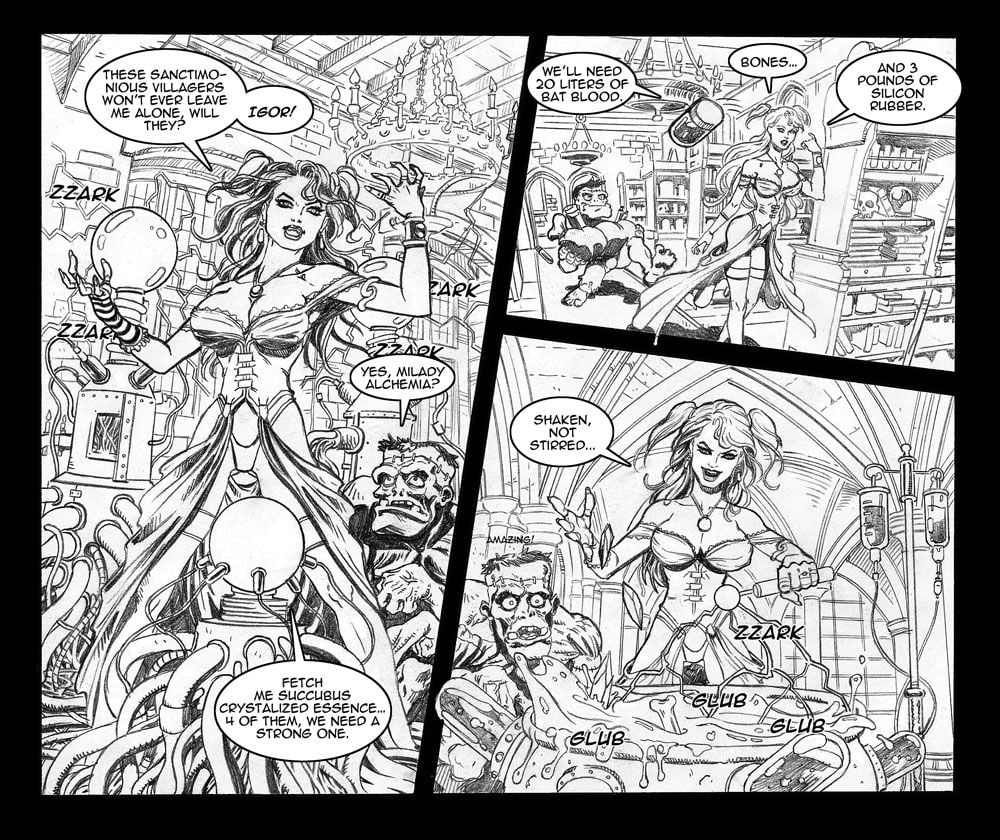 Lady Alchemia [Leandro Comics] 1 . Lady Alchemia  - Chapter 1 [Leonardo Comics] – page 4