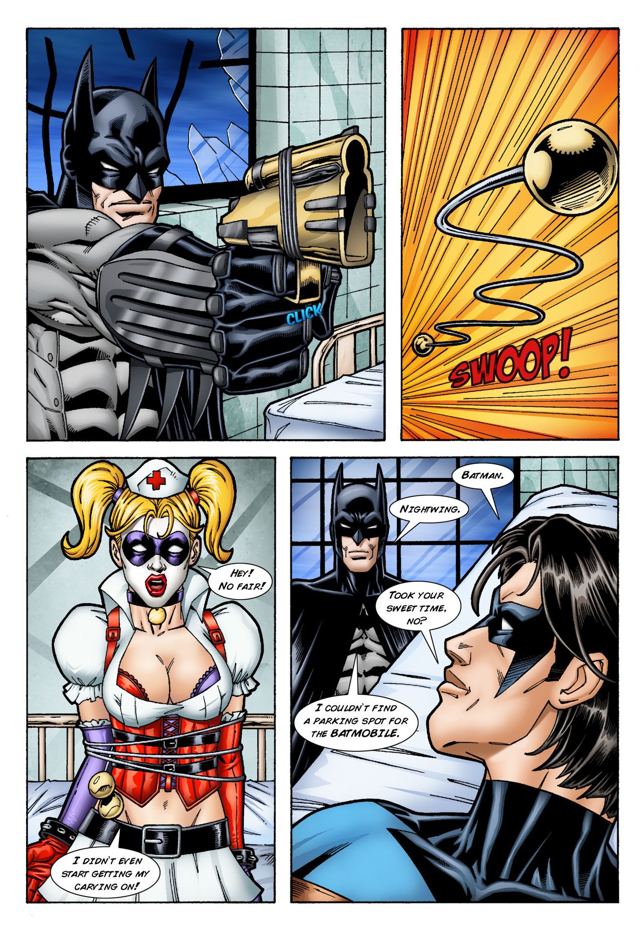 Batman and Nightwing discipline Harley Quinn (Batman) [Leandro Comics] 1 . Batman and Nightwing discipline Harley Quinn  - Chapter 1 (Batman) [Leandro Comics] – page 3