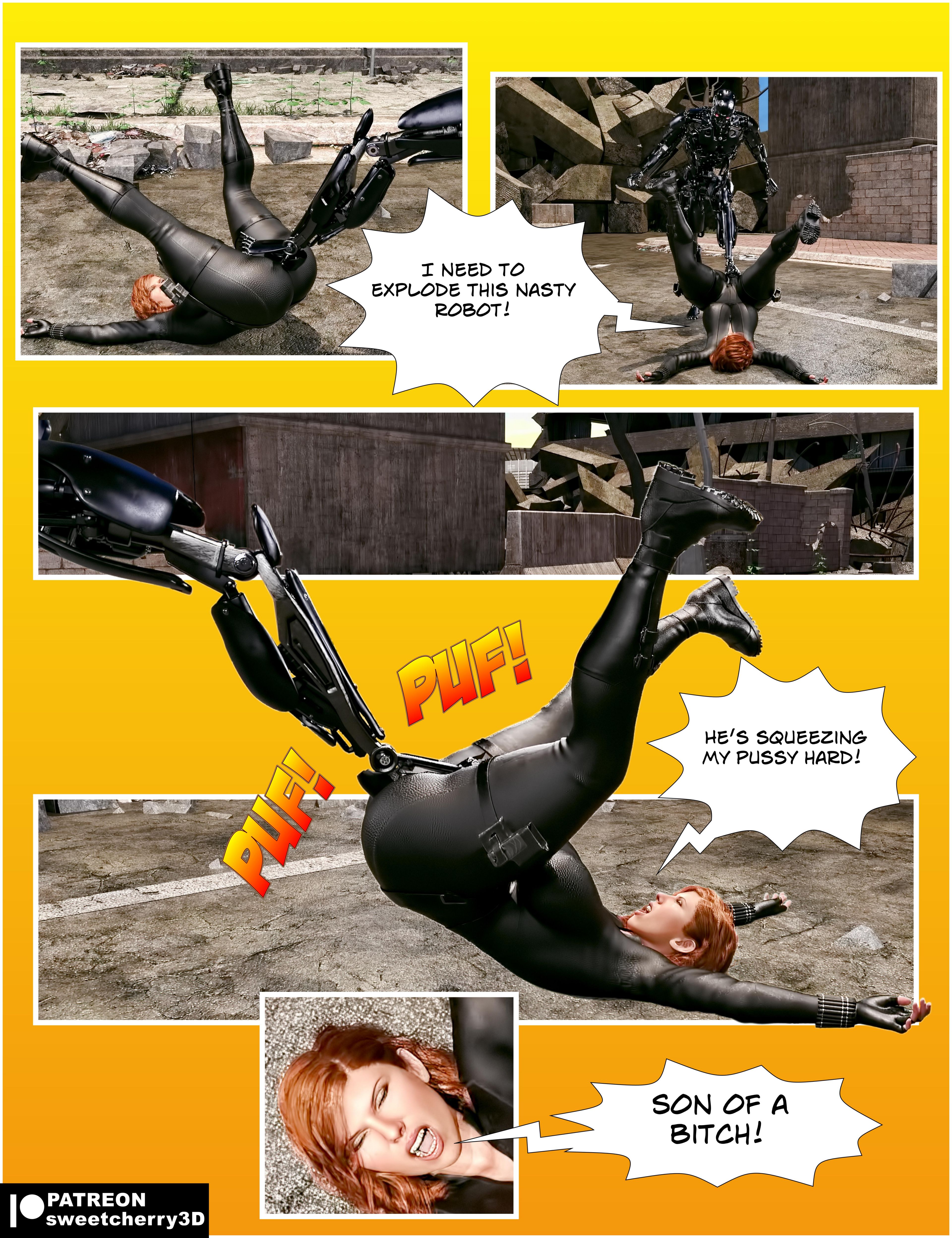 Black Widow (The Avengers) [MegaParodies] 1 . Black Widow - Chapter 1 (The Avengers) [MegaParodies] – page 12
