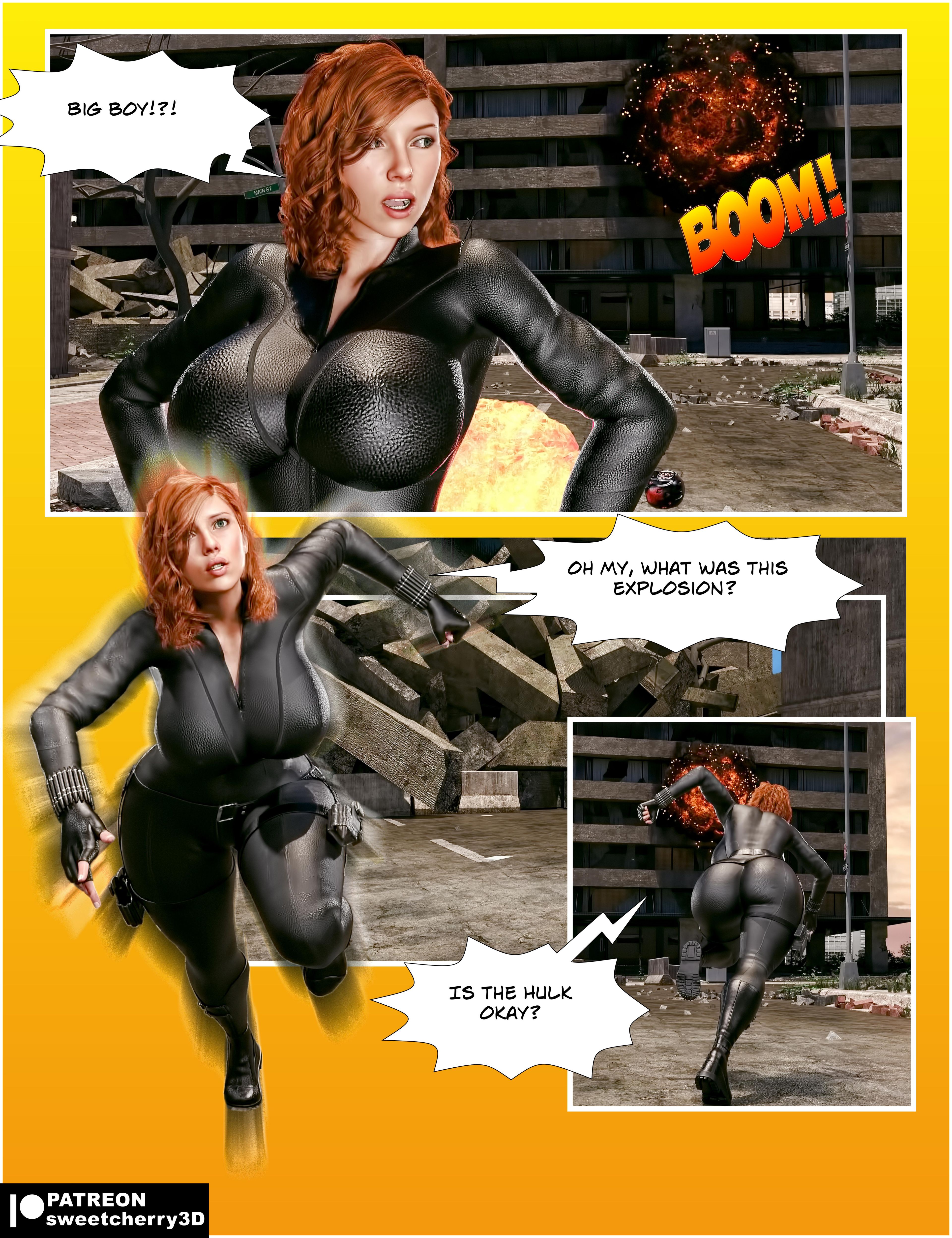 Black Widow (The Avengers) [MegaParodies] 1 . Black Widow - Chapter 1 (The Avengers) [MegaParodies] – page 16