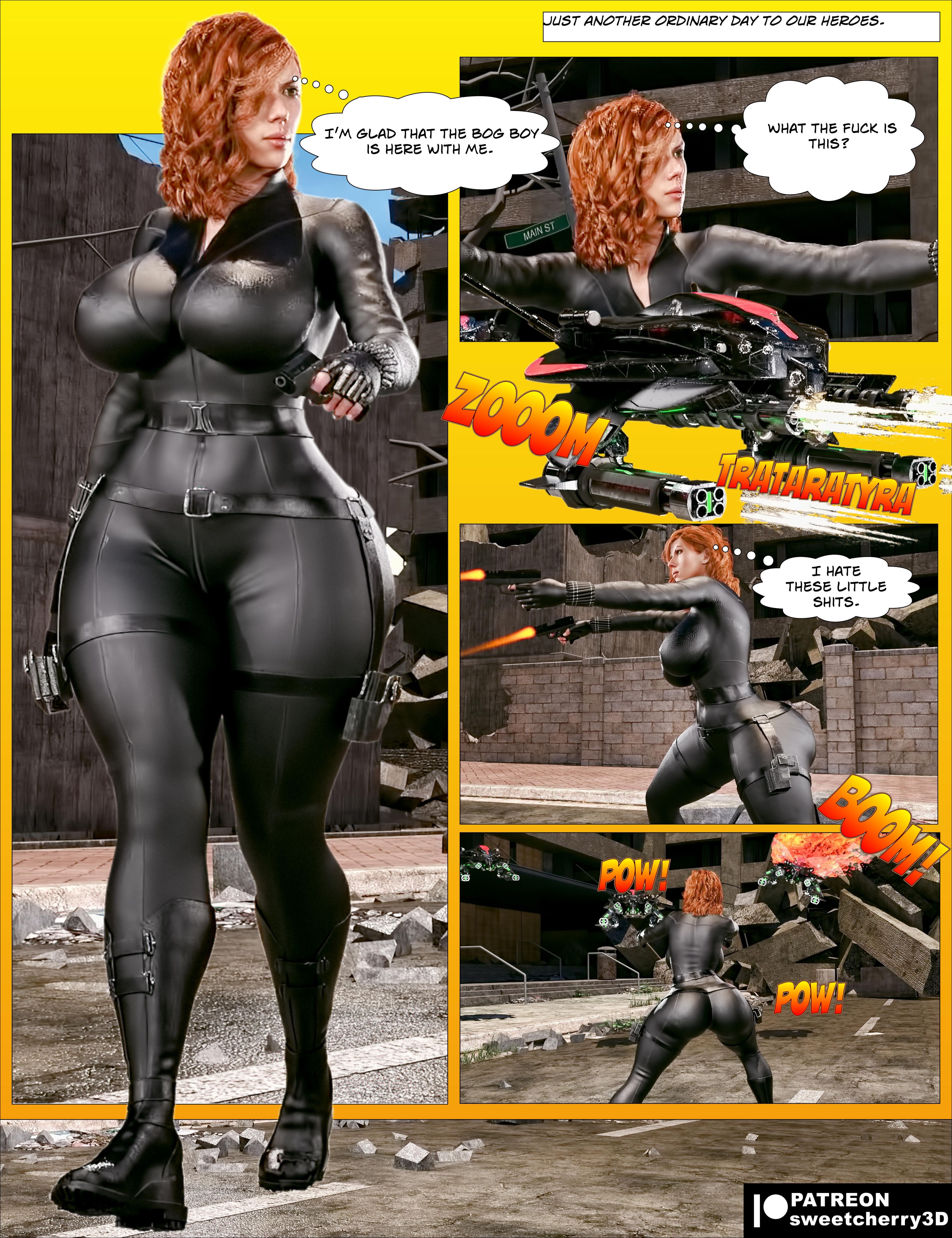 Black Widow (The Avengers) [MegaParodies] 1 . Black Widow - Chapter 1 (The Avengers) [MegaParodies] – page 2