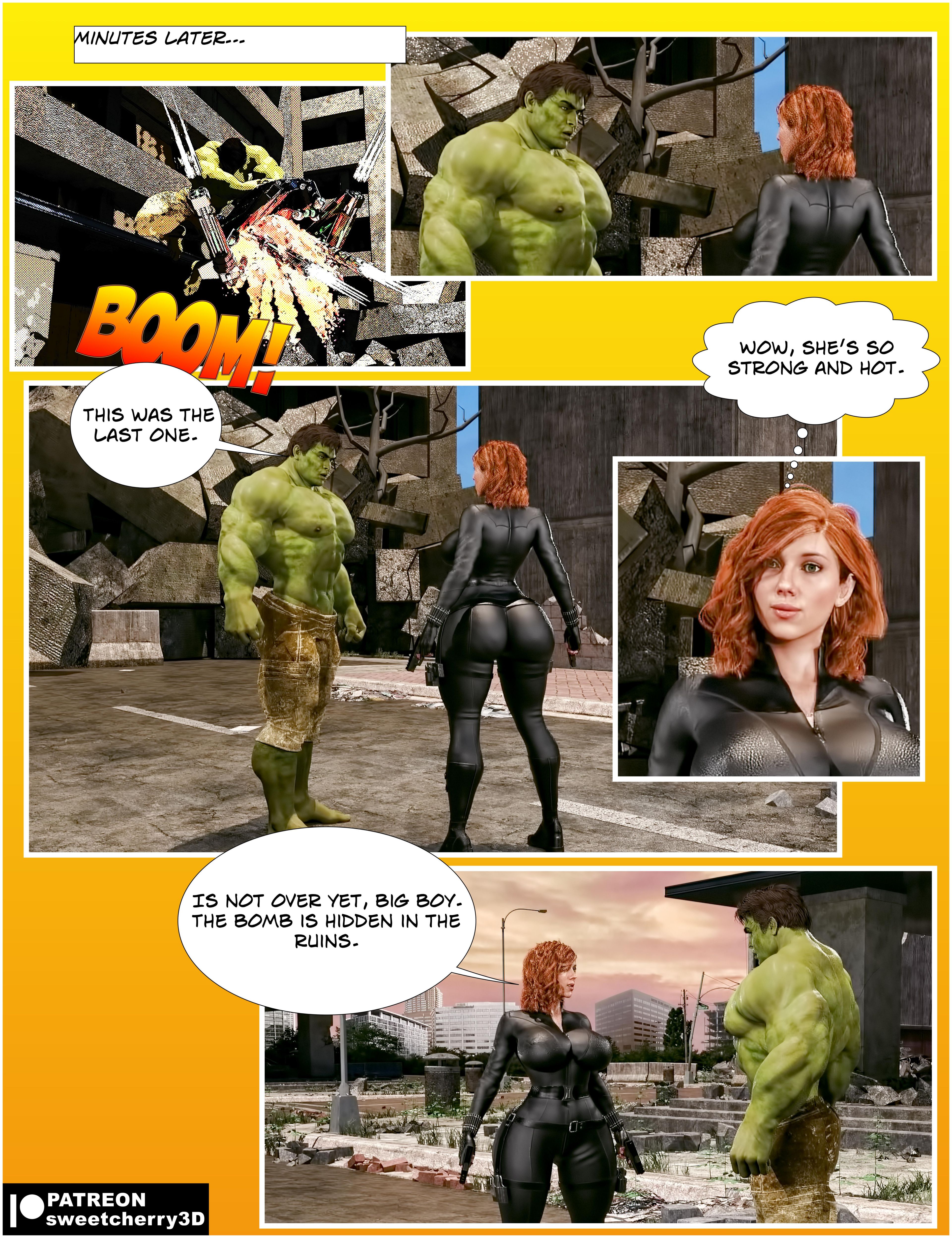 Black Widow (The Avengers) [MegaParodies] 1 . Black Widow - Chapter 1 (The Avengers) [MegaParodies] – page 4