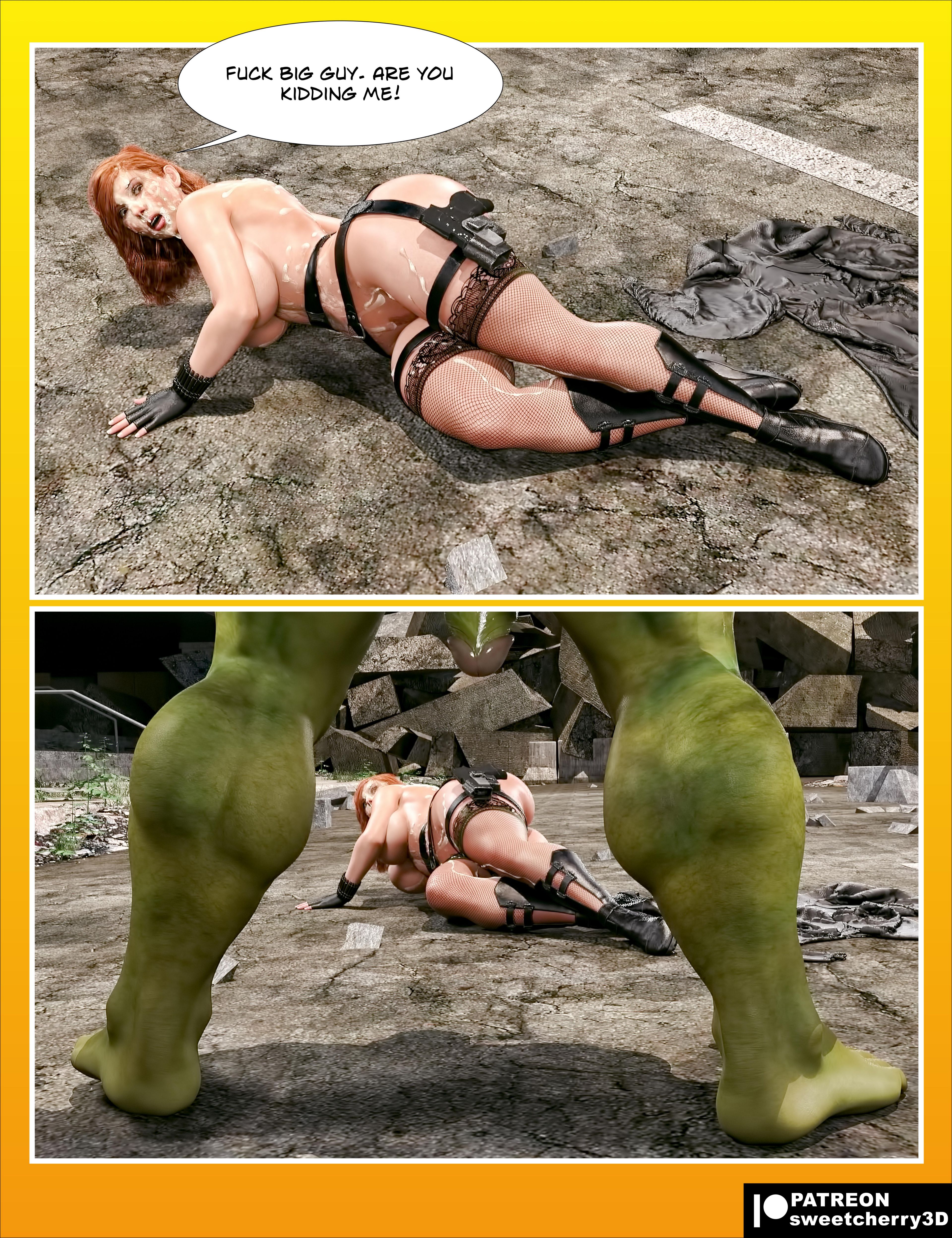 Black Widow (The Avengers) [MegaParodies] 2 . Black Widow - Chapter 2 (The Avengers) [MegaParodies] – page 9
