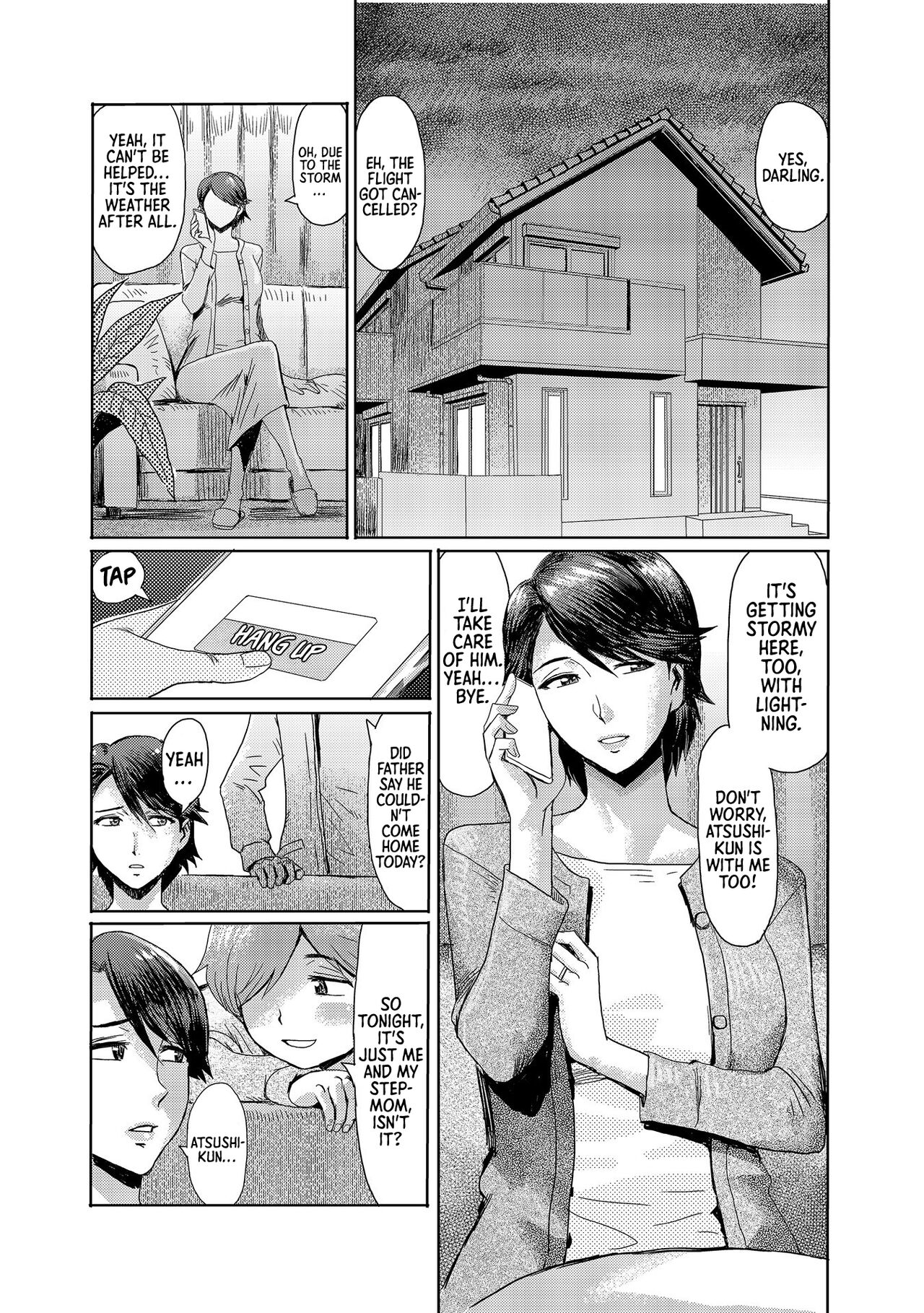 Stepmother Turns into My Bitch in the Darkness of the Night [Kuroiwa Menou] 1 . Stepmother Turns into My Bitch in the Darkness of the Night - Chapter 1 [Kuroiwa Menou] – page 2