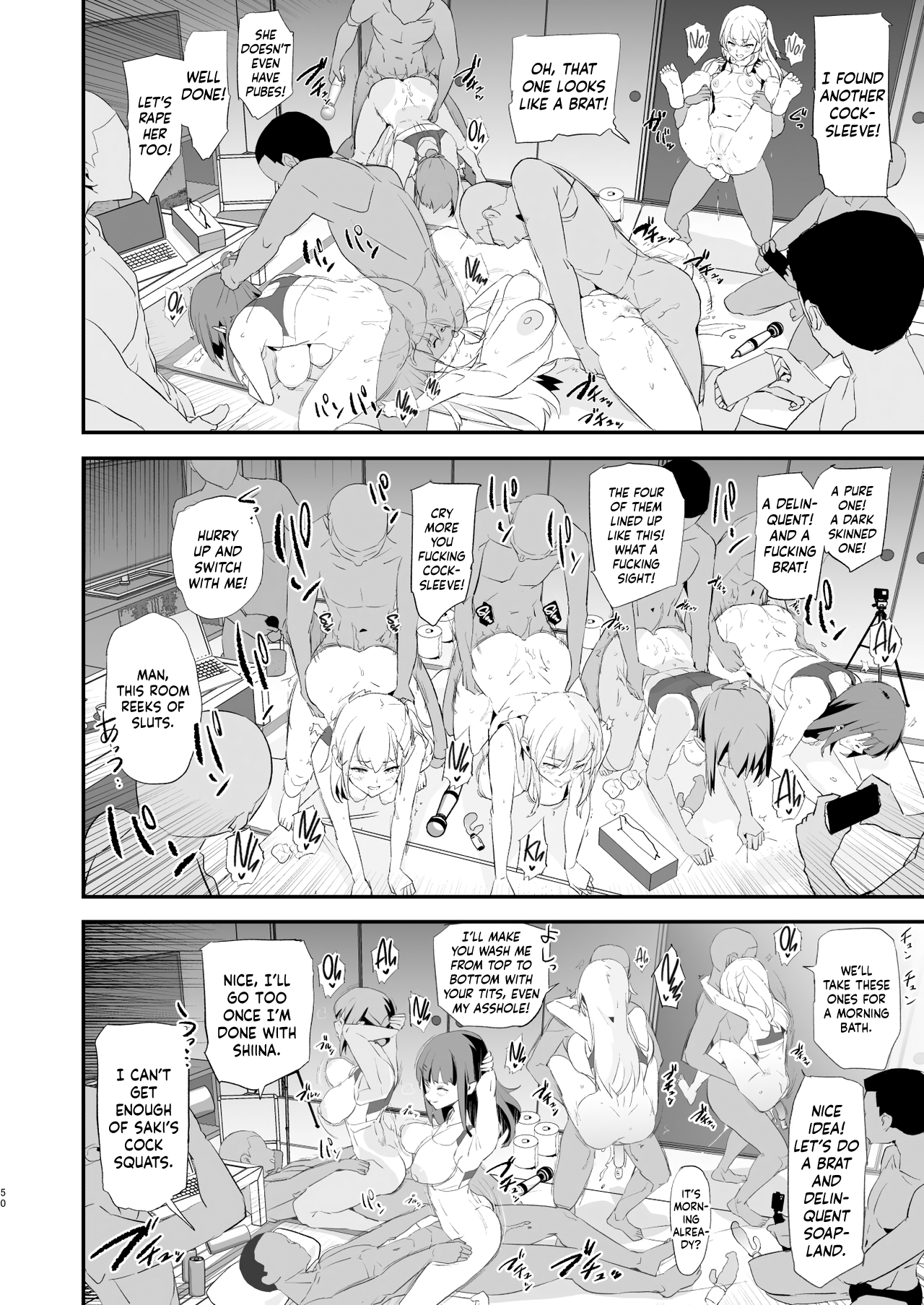 The Cock Sleeve Camp [Dokurosan] 3 . Our Exchange Cocksleeve Camp - First and Second Day! + Extra - Chapter 3 [Dokurosan] – page 50