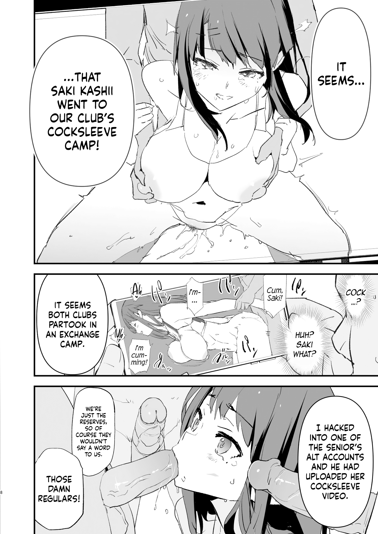 The Cock Sleeve Camp [Dokurosan] 3 . Our Exchange Cocksleeve Camp - First and Second Day! + Extra - Chapter 3 [Dokurosan] – page 8