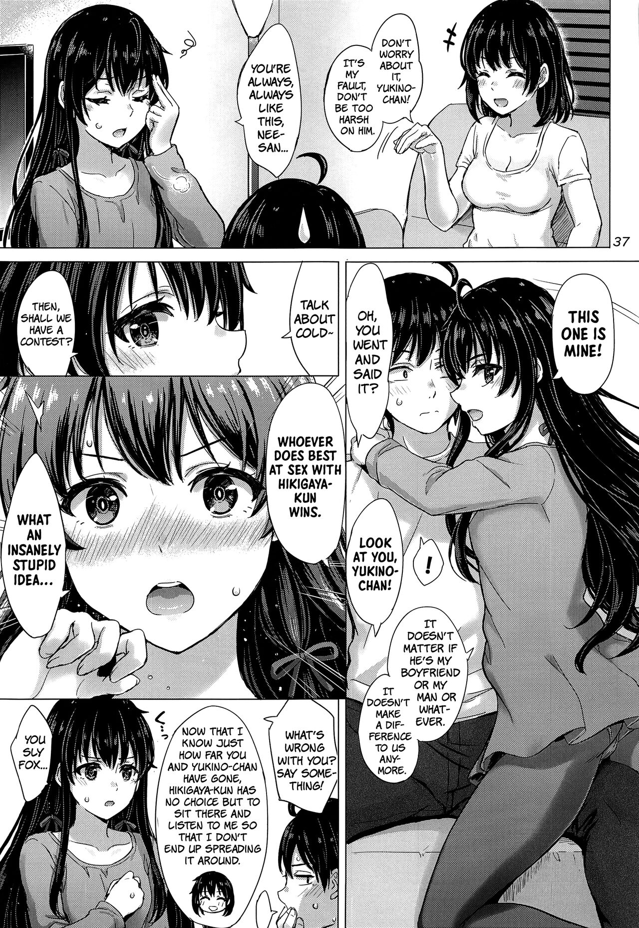 The Naughty Secrets of the Yukinoshita Sisters (Yahari Ore no Seishun Love Come wa Machigatteiru) [Inanaki Shiki] 1 . The Naughty Secrets of the Yukinoshita Sisters - Chapter 1 (Yahari Ore no Seishun Love Come wa Machigatteiru) [Inanaki Shiki] – page 36
