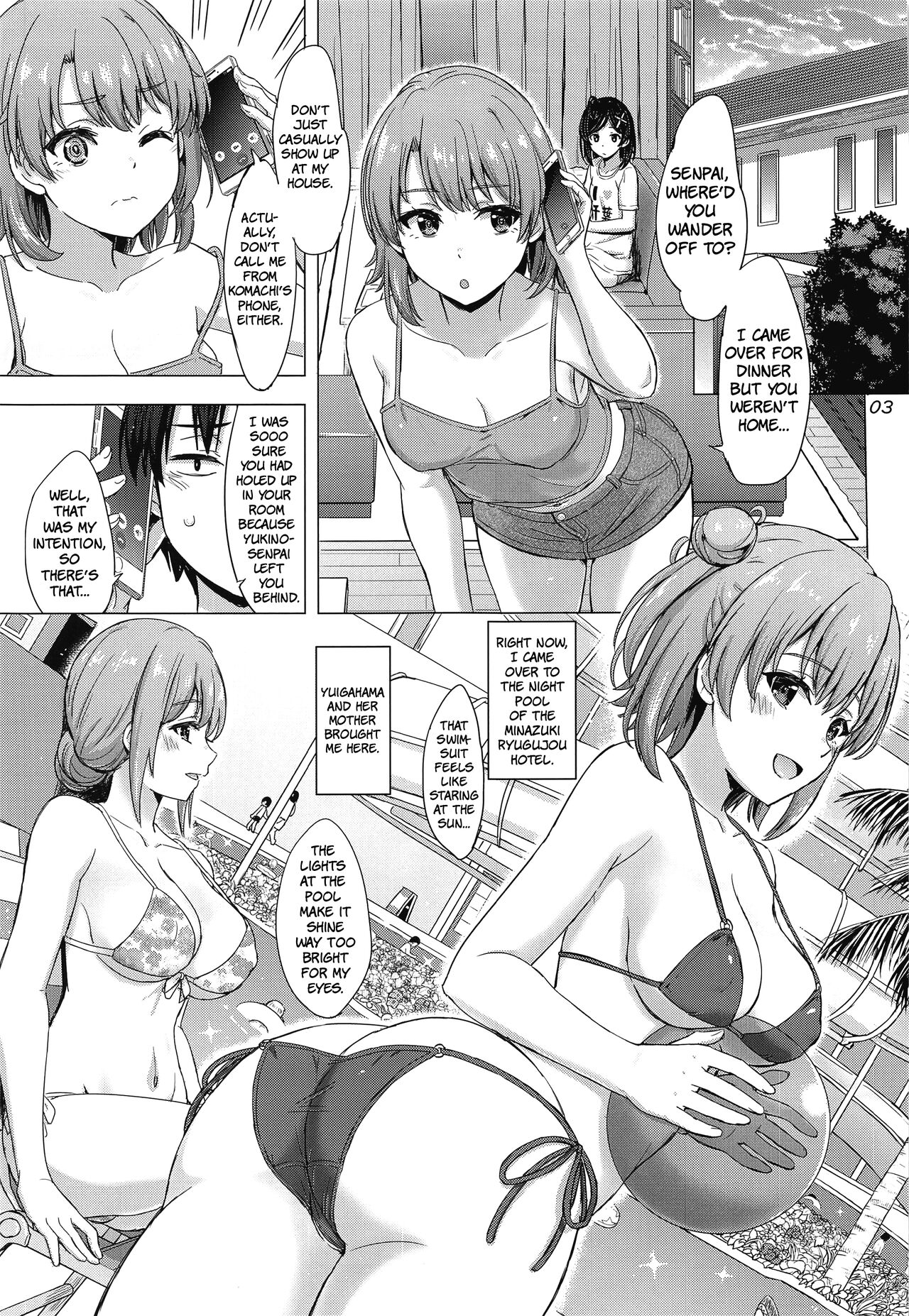 A Passionate Summer Resort with the Yuigahamas (Yahari Ore no Seishun Love Come wa Machigatteiru) [Inanaki Shiki] 1 . A Passionate Summer Resort with the Yuigahamas - Chapter 1 (Yahari Ore no Seishun Love Come wa Machigatteiru) [Inanaki Shiki] – page 2