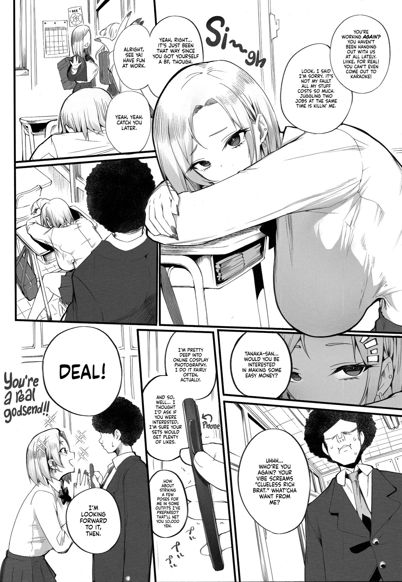 Found Myself a Gyaru That’s Down to Cosplay and Even Fuck For Money [Renji] 1 . Found Myself a Gyaru That's Down to Cosplay and Even Fuck For Money - Chapter 1 [Renji] – page 6