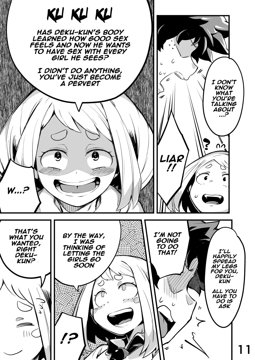 Boku to Nottori Villain Nakademia (Boku no Hero Academia) [Kon-Kit, R-One] 2 . Boku to Nottori Villain Nakademia - Chapter 2 (Boku no Hero Academia) [Kon-Kit, R-One] – page 10