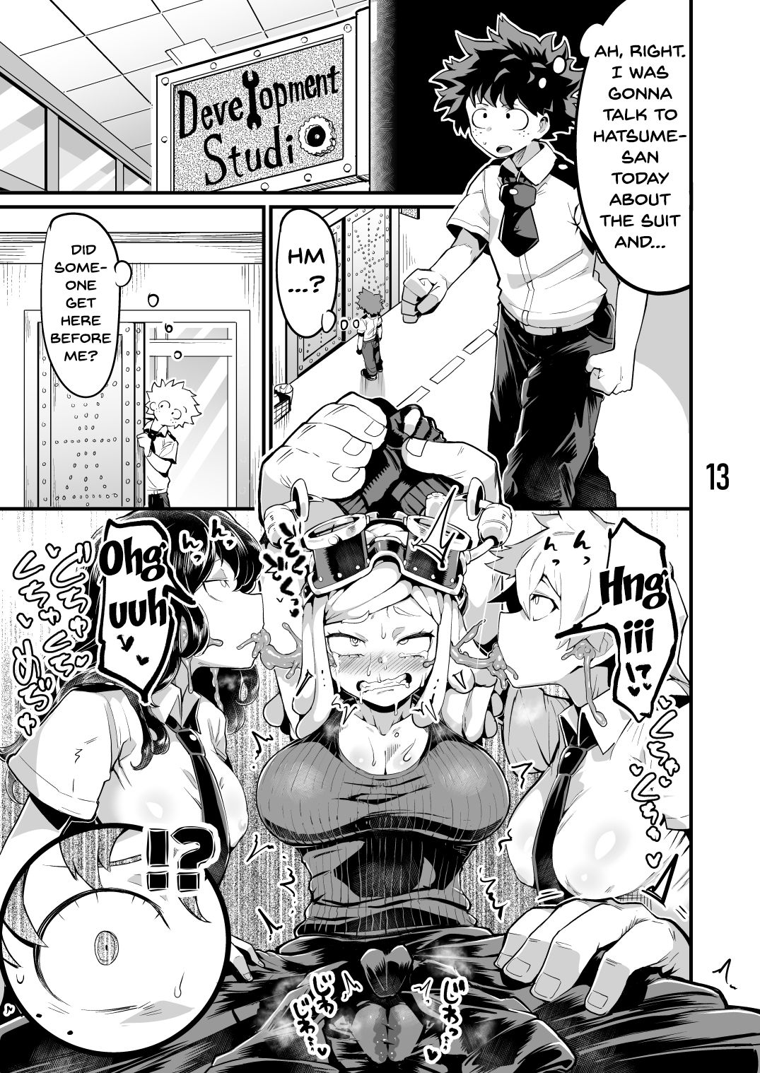 Boku to Nottori Villain Nakademia (Boku no Hero Academia) [Kon-Kit, R-One] 3 . Boku to Nottori Villain Nakademia - Chapter 3 (Boku no Hero Academia) [Kon-Kit, R-One] – page 12