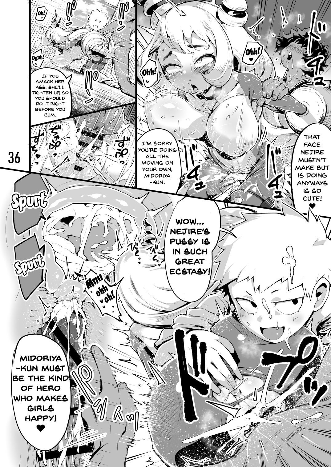Boku to Nottori Villain Nakademia (Boku no Hero Academia) [Kon-Kit, R-One] 3 . Boku to Nottori Villain Nakademia - Chapter 3 (Boku no Hero Academia) [Kon-Kit, R-One] – page 35