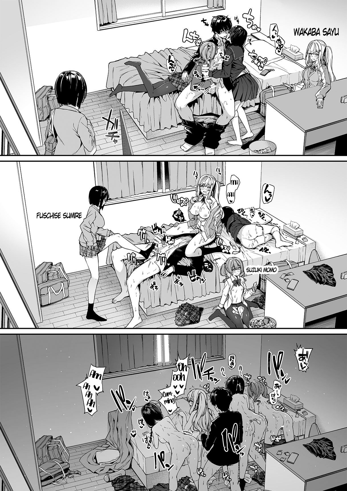 A story about a Yin-Yang couple doing SEX training with Yang gals [Kazakura] 2 . A story about a Yin-Yang couple doing SEX training with Yang gals - Chapter 2 [Kazakura] – page 3