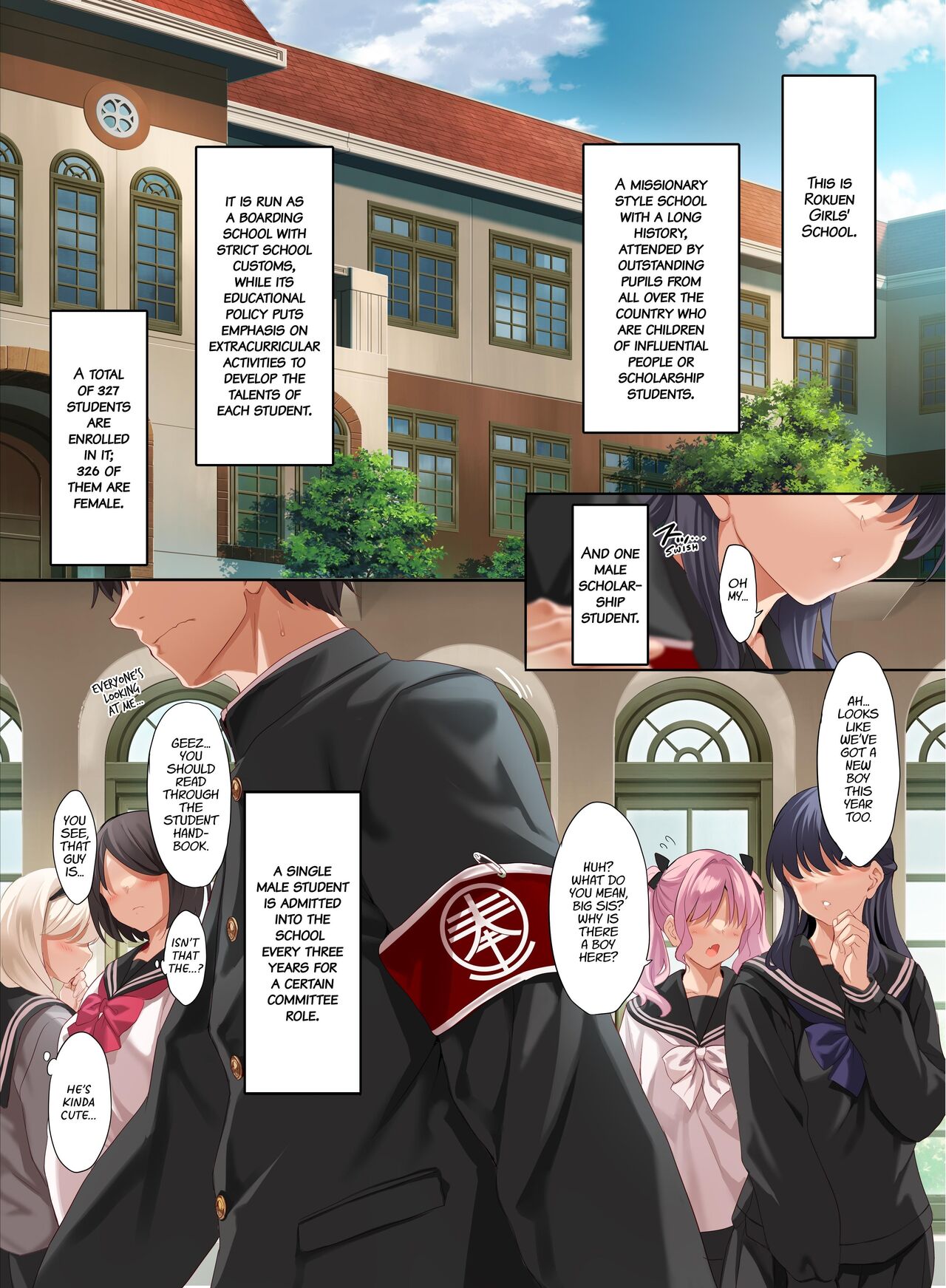 The Only Guy at an All Girls Academy is Obligated to PUT OUT [Cle Masahiro] 1 . The Only Guy at an All Girls Academy is Obligated to PUT OUT  - Chapter 1 [Cle Masahiro] – page 2