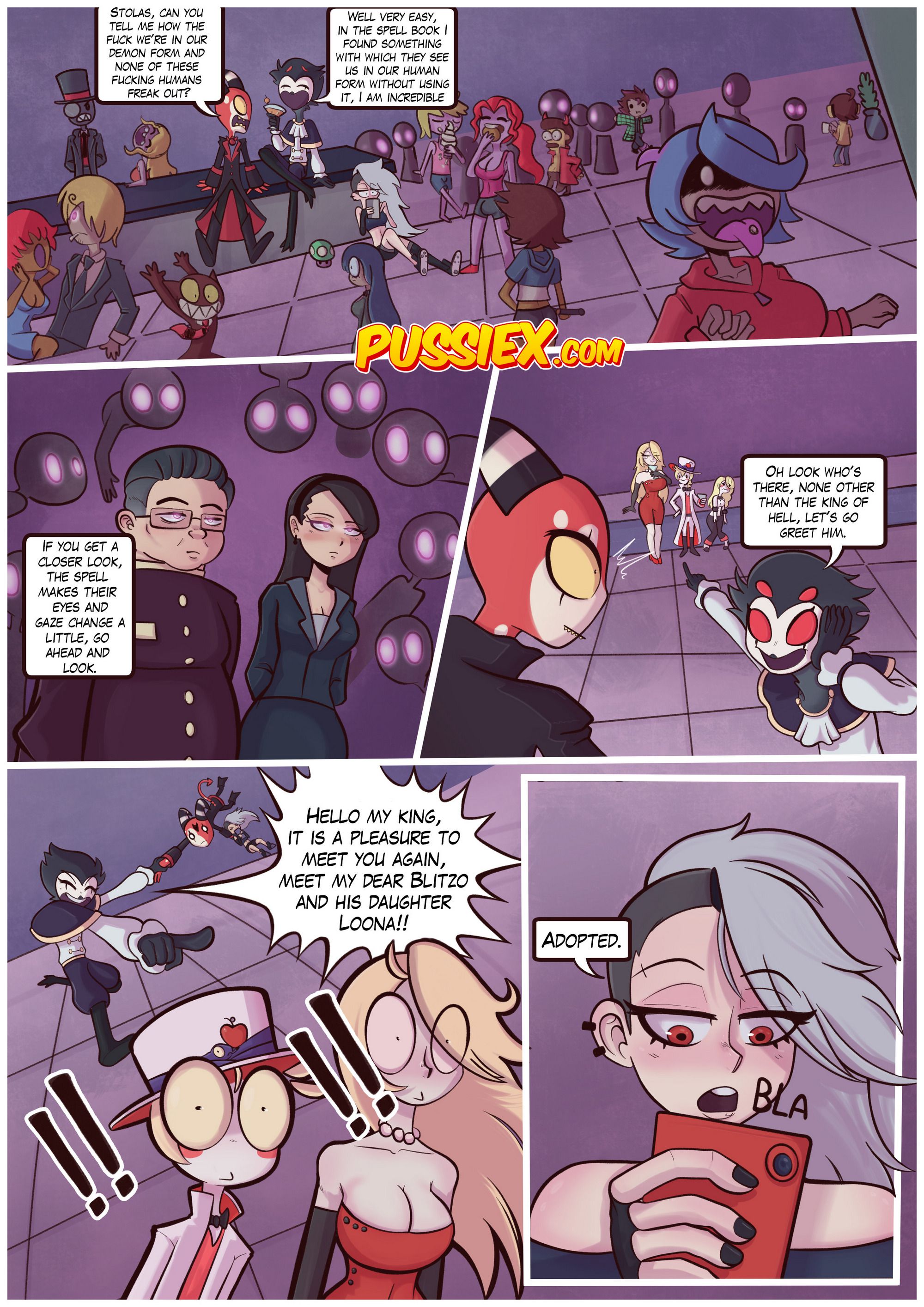 Demonic Infidelity (Hazbin Hotel) [PussieX , Crock Comix] 1 . Demonic Infidelity - Chapter 1 (Hazbin Hotel) [PussieX , Crock Comix] – page 5