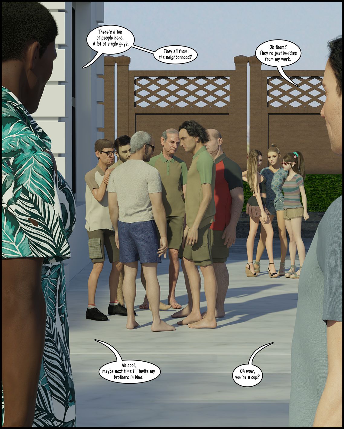 Brothers in Blue on the 4th of July [Darklord] 1 . Brothers in Blue on the 4th of July - Chapter 1 [Darklord] – page 2