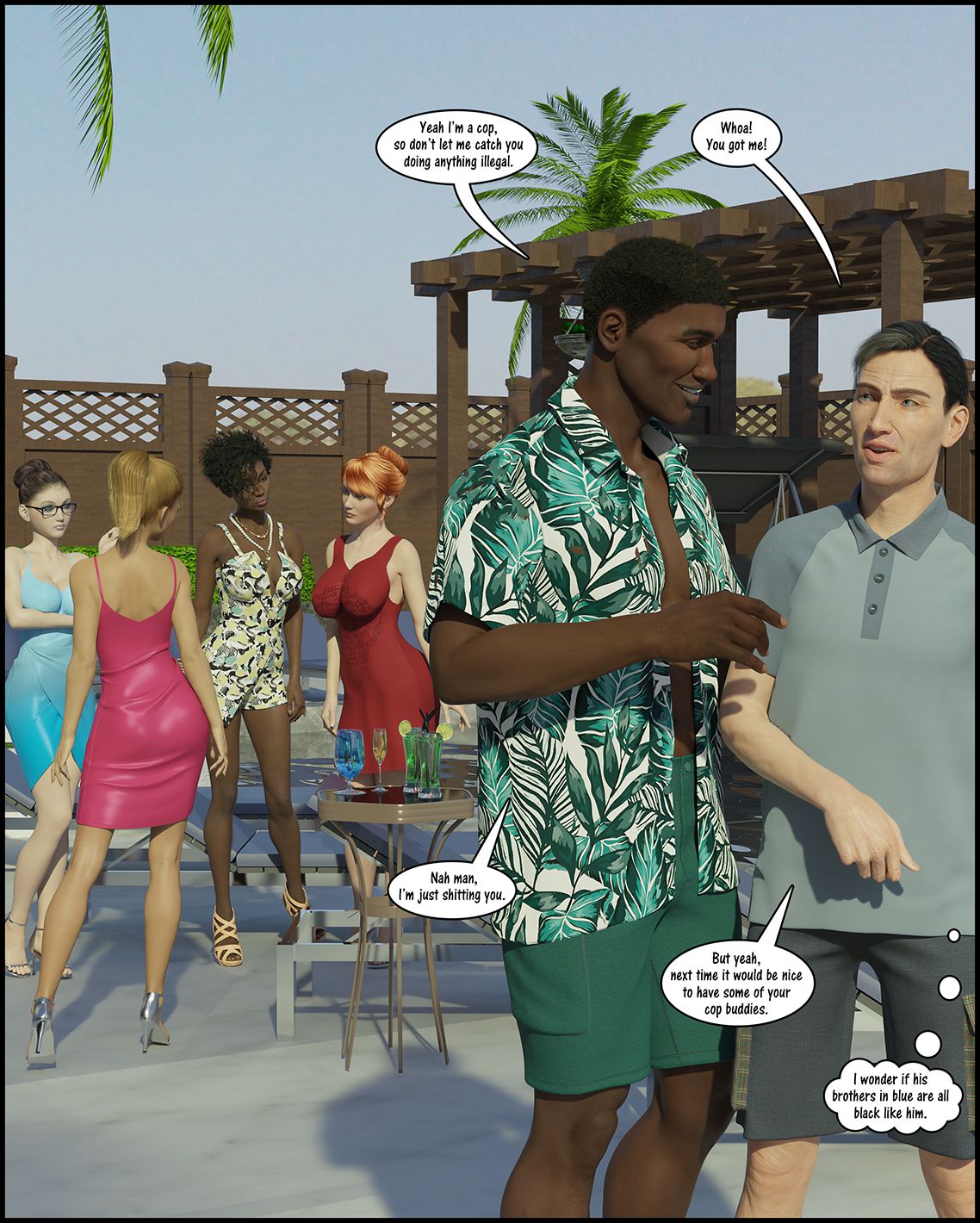 Brothers in Blue on the 4th of July [Darklord] 1 . Brothers in Blue on the 4th of July - Chapter 1 [Darklord] – page 3