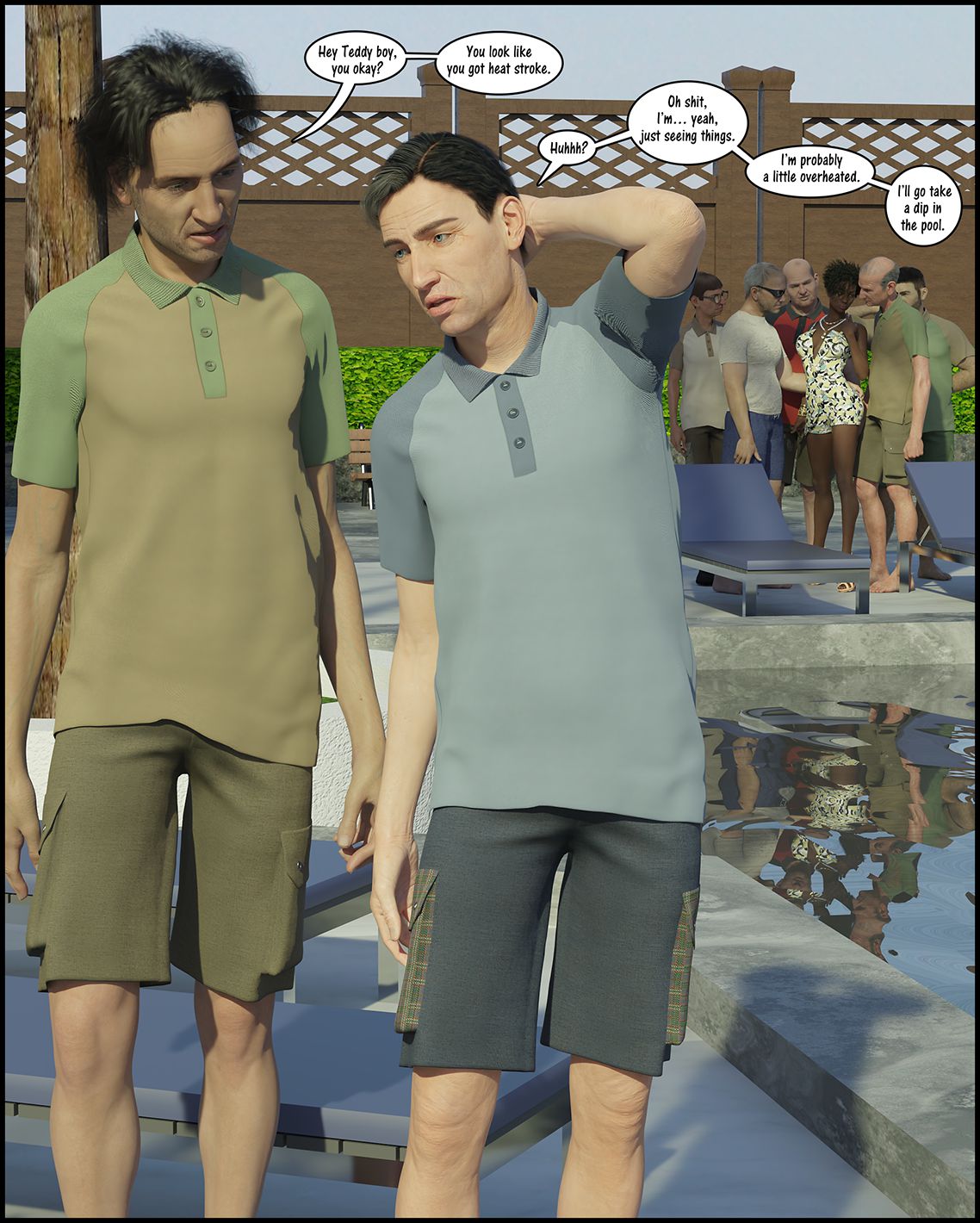 Brothers in Blue on the 4th of July [Darklord] 1 . Brothers in Blue on the 4th of July - Chapter 1 [Darklord] – page 8