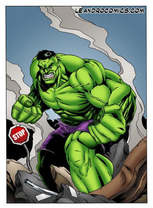Wonder Woman versus the Incredibly Horny Hulk! (Marvel vs DC) [Leandro Comics] 1 . Wonder Woman versus the Incredibly Horny Hulk! - Chapter 1 (Marvel vs DC) [Leandro Comics] – page 2