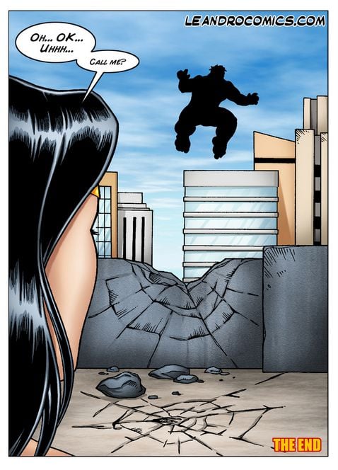 Wonder Woman versus the Incredibly Horny Hulk! (Marvel vs DC) [Leandro Comics] 1 . Wonder Woman versus the Incredibly Horny Hulk! - Chapter 1 (Marvel vs DC) [Leandro Comics] – page 25
