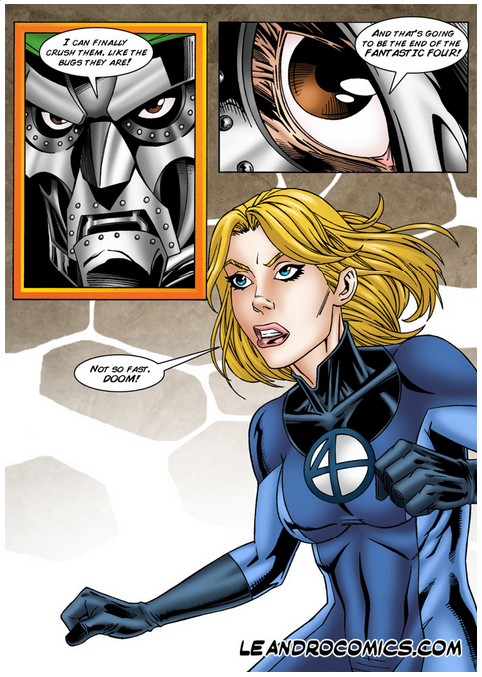 Only Invisible Woman can save the Fantastic Foursome from Dr. Doom! (Fantastic Four) [Leandro Comics] 1 . Only Invisible Woman can save the Fantastic Foursome from Dr. Doom!  - Chapter 1 (Fantastic Four) [Leandro Comics] – page 4